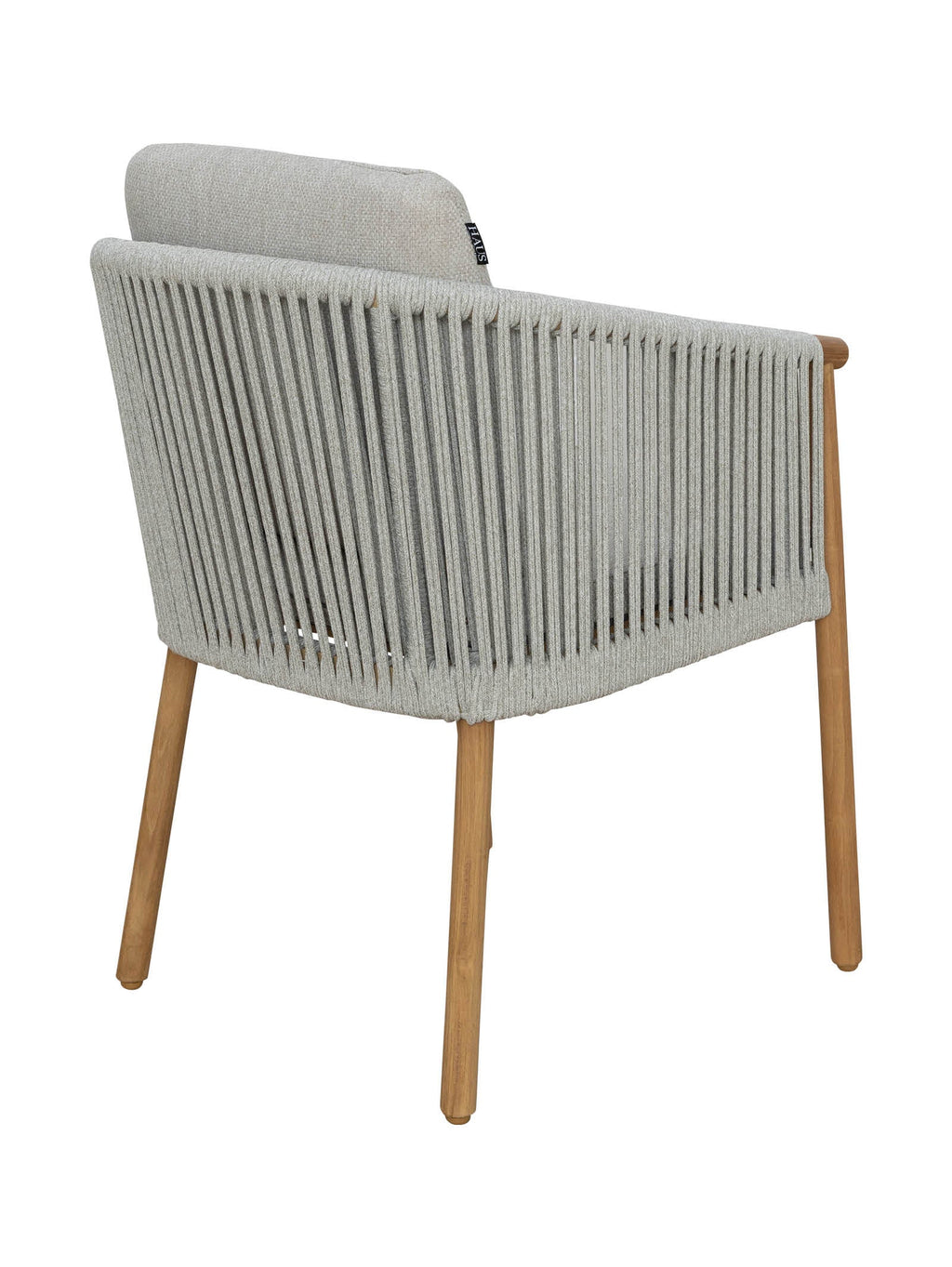 Chaise de salle à manger en teck pour terrasse