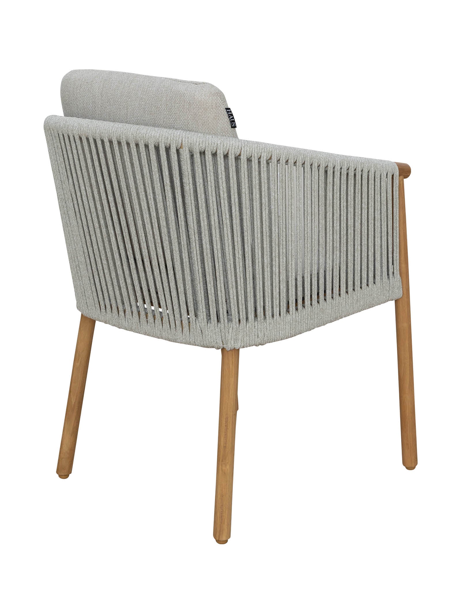 Chaise de salle à manger en teck pour terrasse