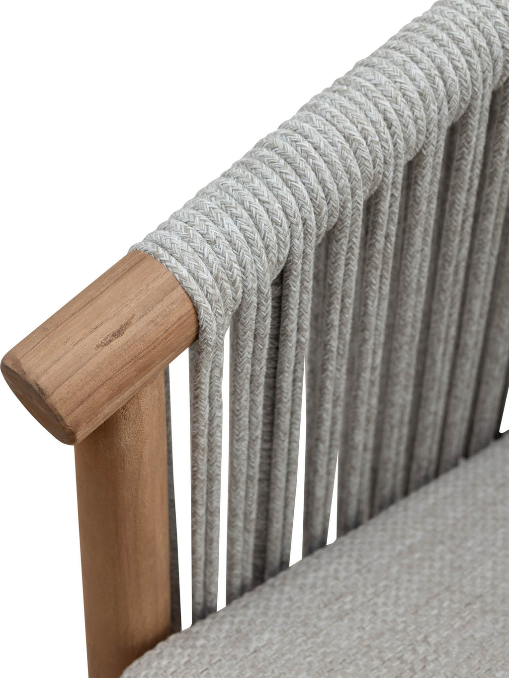 Chaise de salle à manger en teck pour terrasse