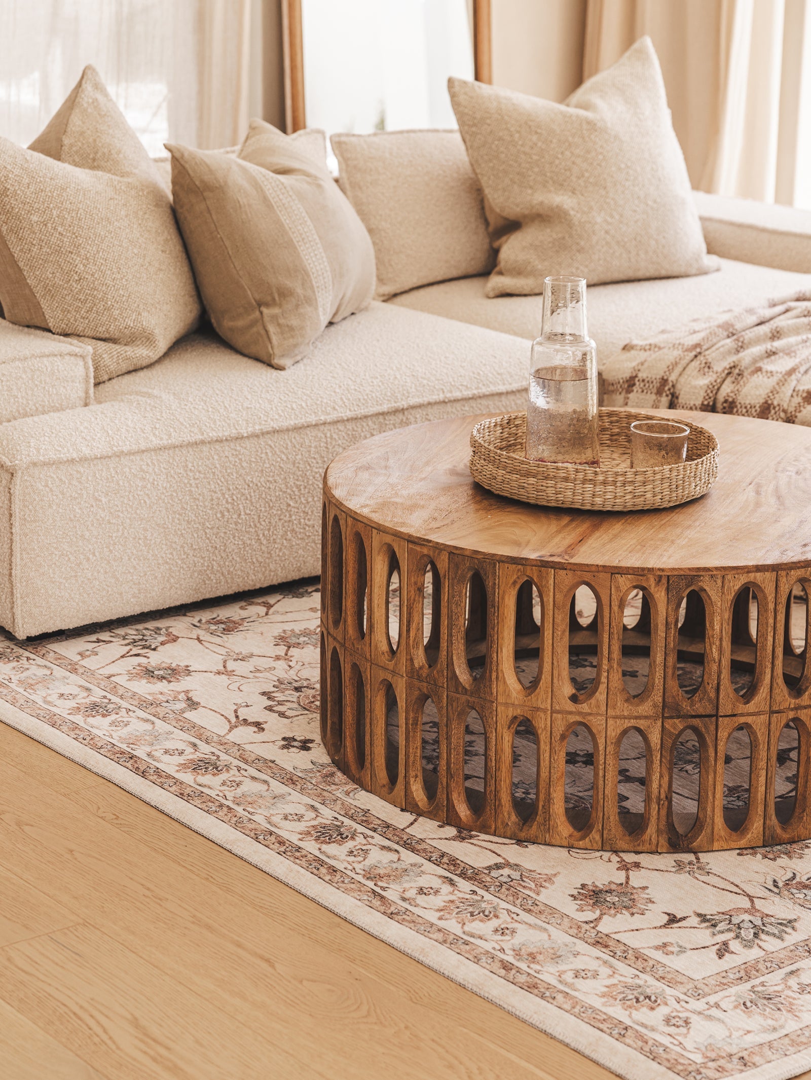 Table basse en bois pour le salon
