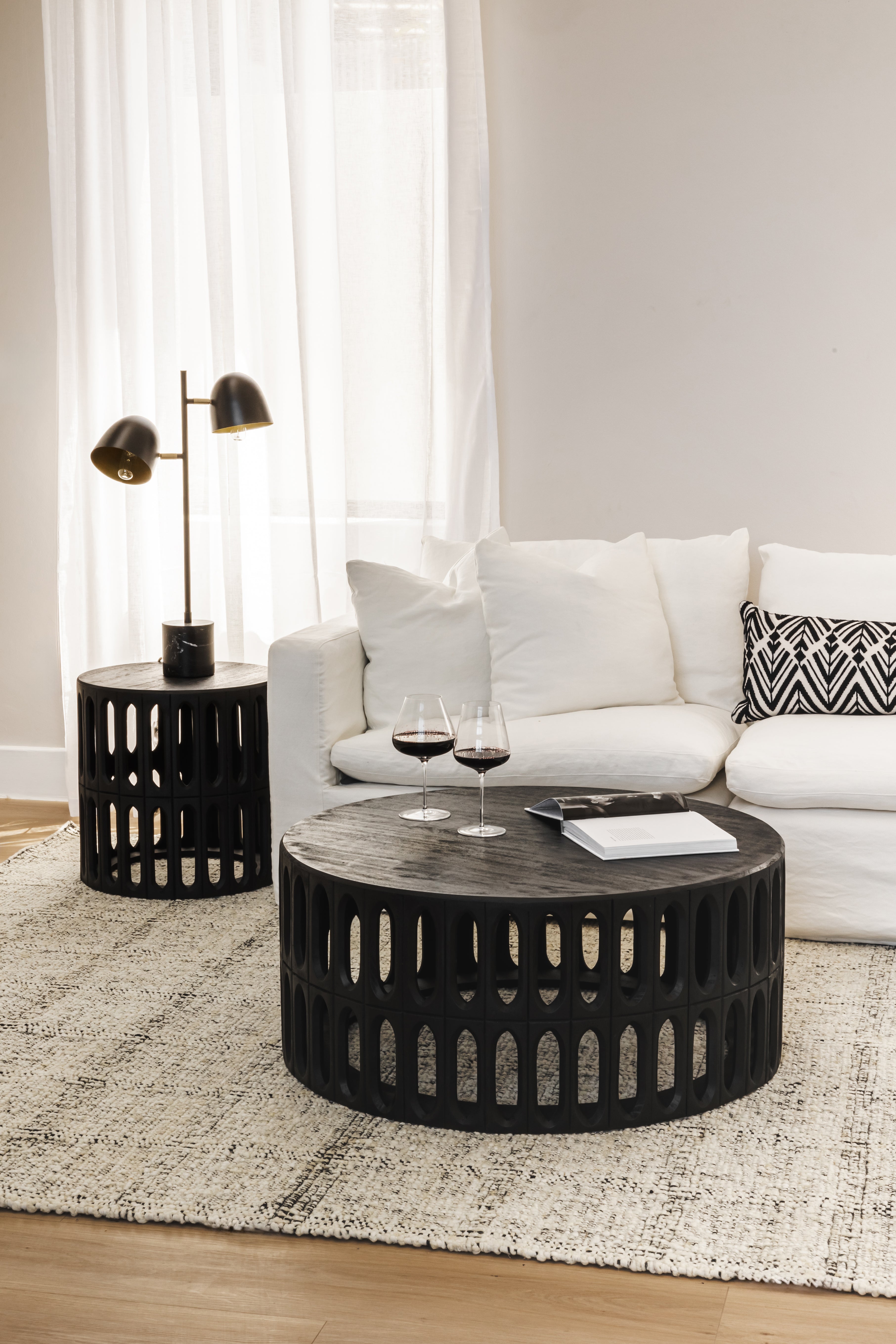 Table basse en bois pour le salon