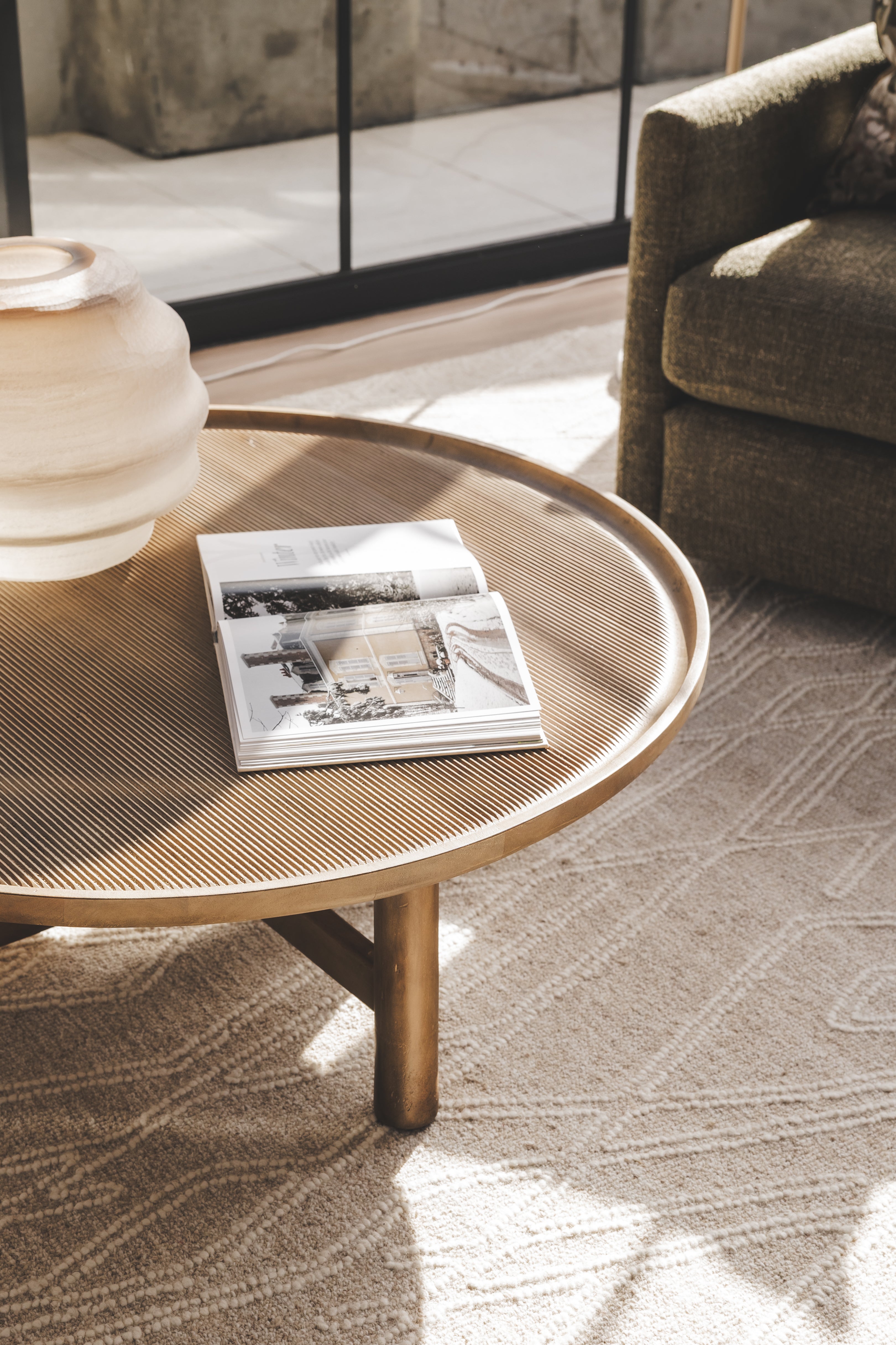 Classic Wood Coffee Table for Living Room