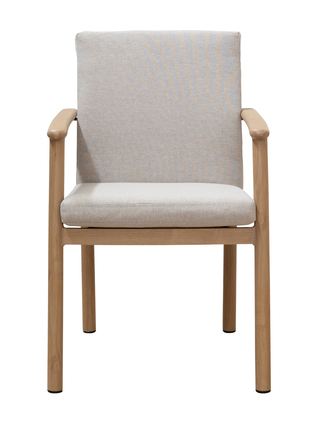 Chaise de salle à manger contemporaine en teck pour terrasse