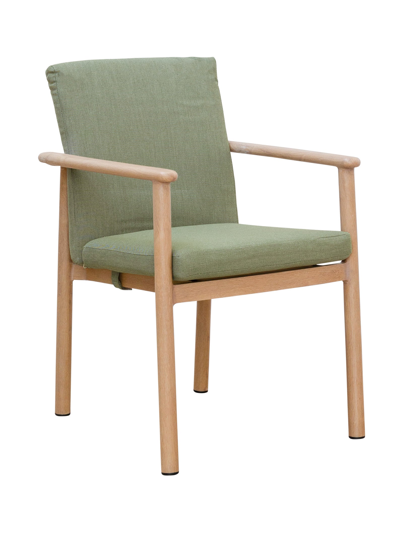 Chaise de salle à manger contemporaine en teck pour terrasse
