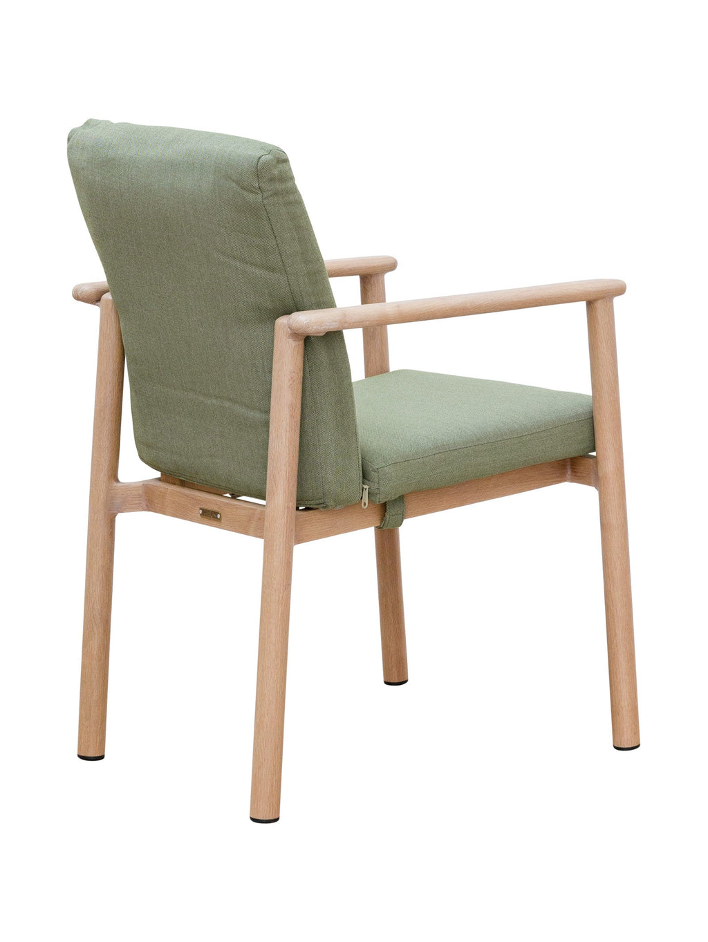 Chaise de salle à manger contemporaine en teck pour terrasse