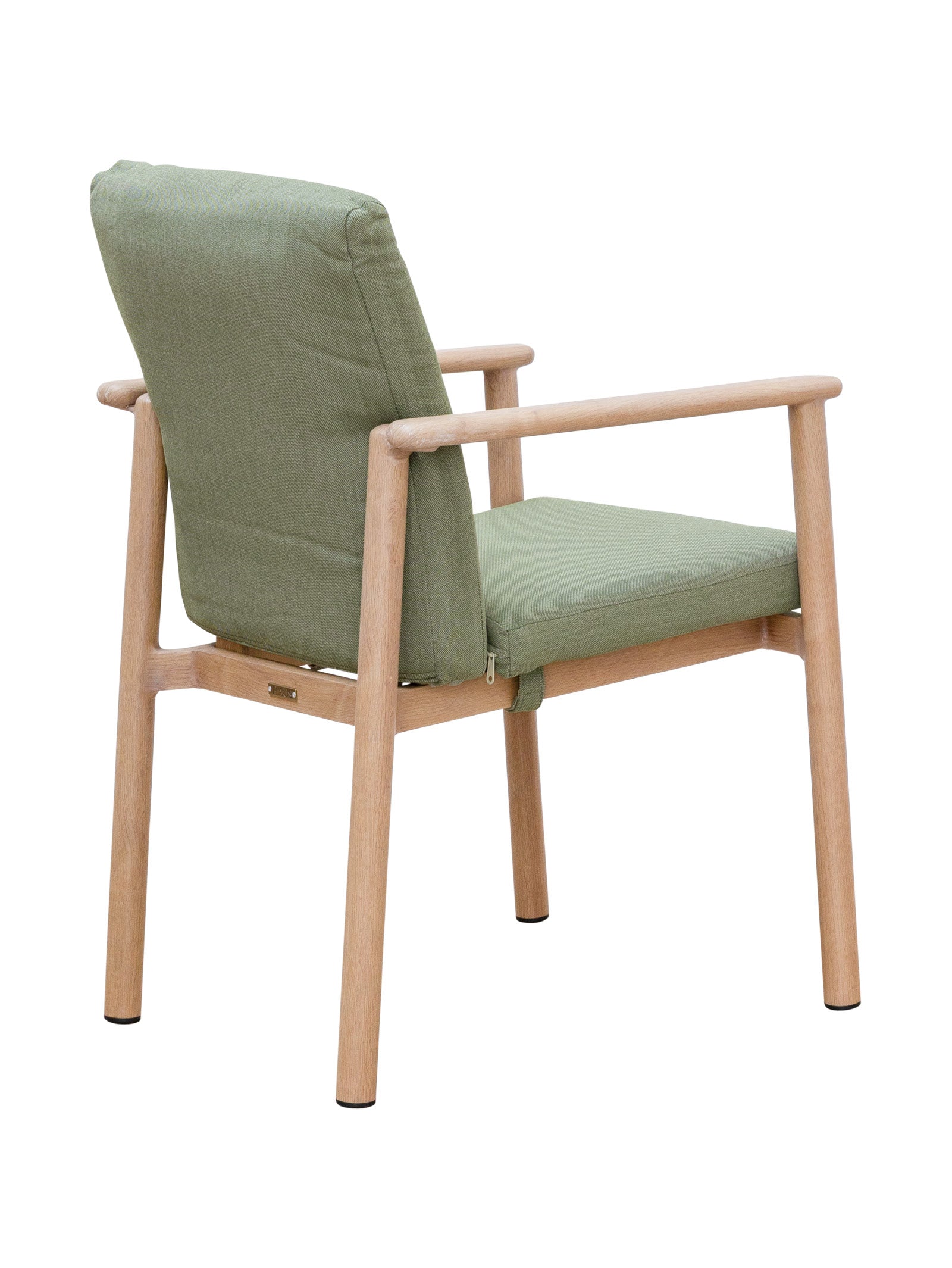 Chaise de salle à manger contemporaine en teck pour terrasse