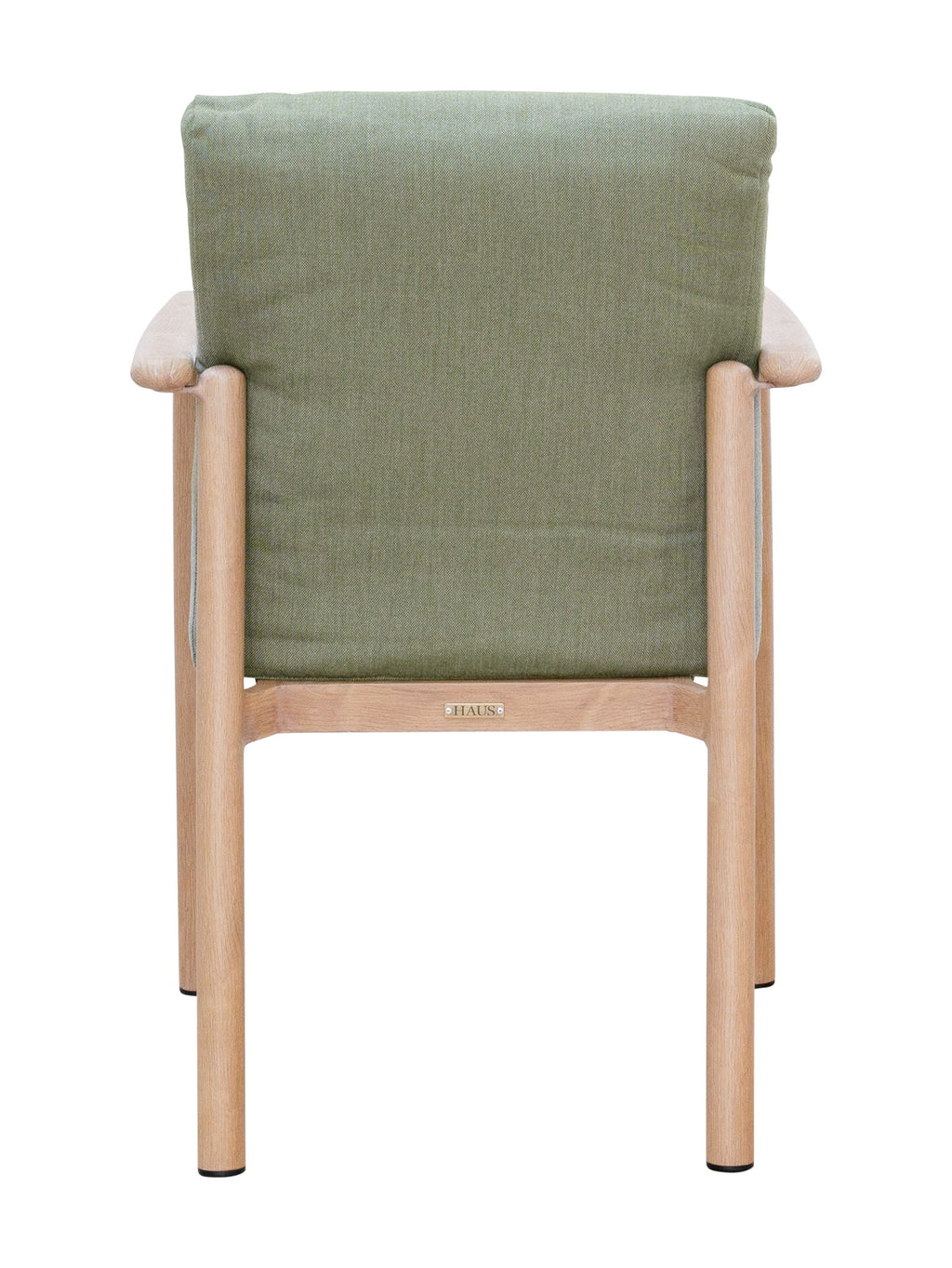 Chaise de salle à manger contemporaine en teck pour terrasse