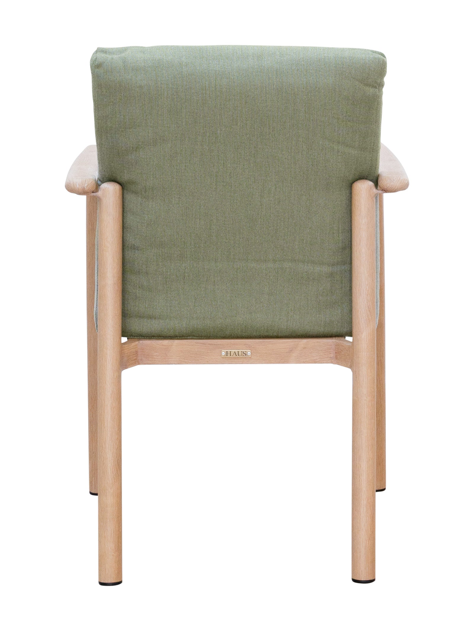 Chaise de salle à manger contemporaine en teck pour terrasse
