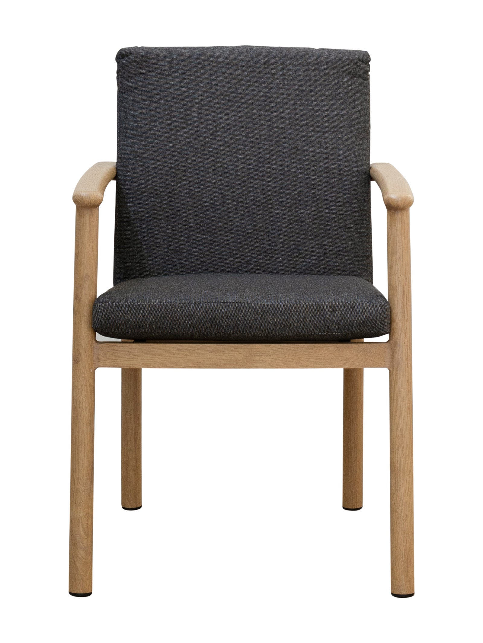 Chaise de salle à manger contemporaine en teck pour terrasse