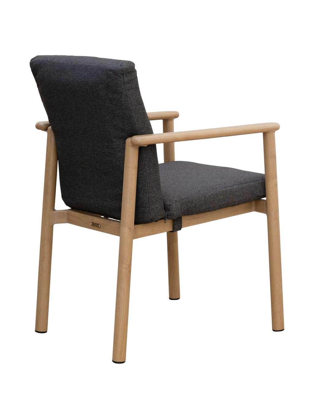 Chaise de salle à manger contemporaine en teck pour terrasse