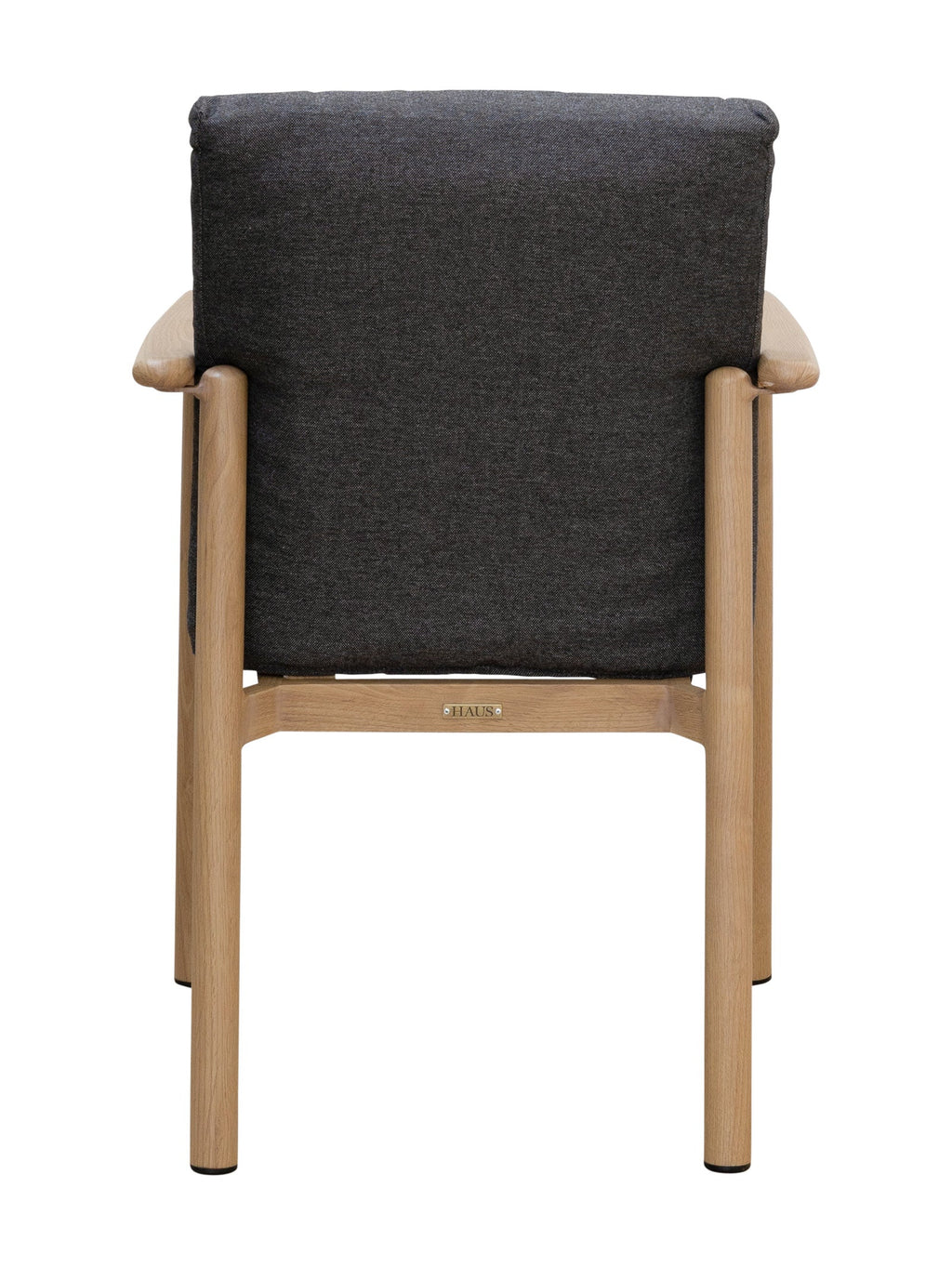 Chaise de salle à manger contemporaine en teck pour terrasse