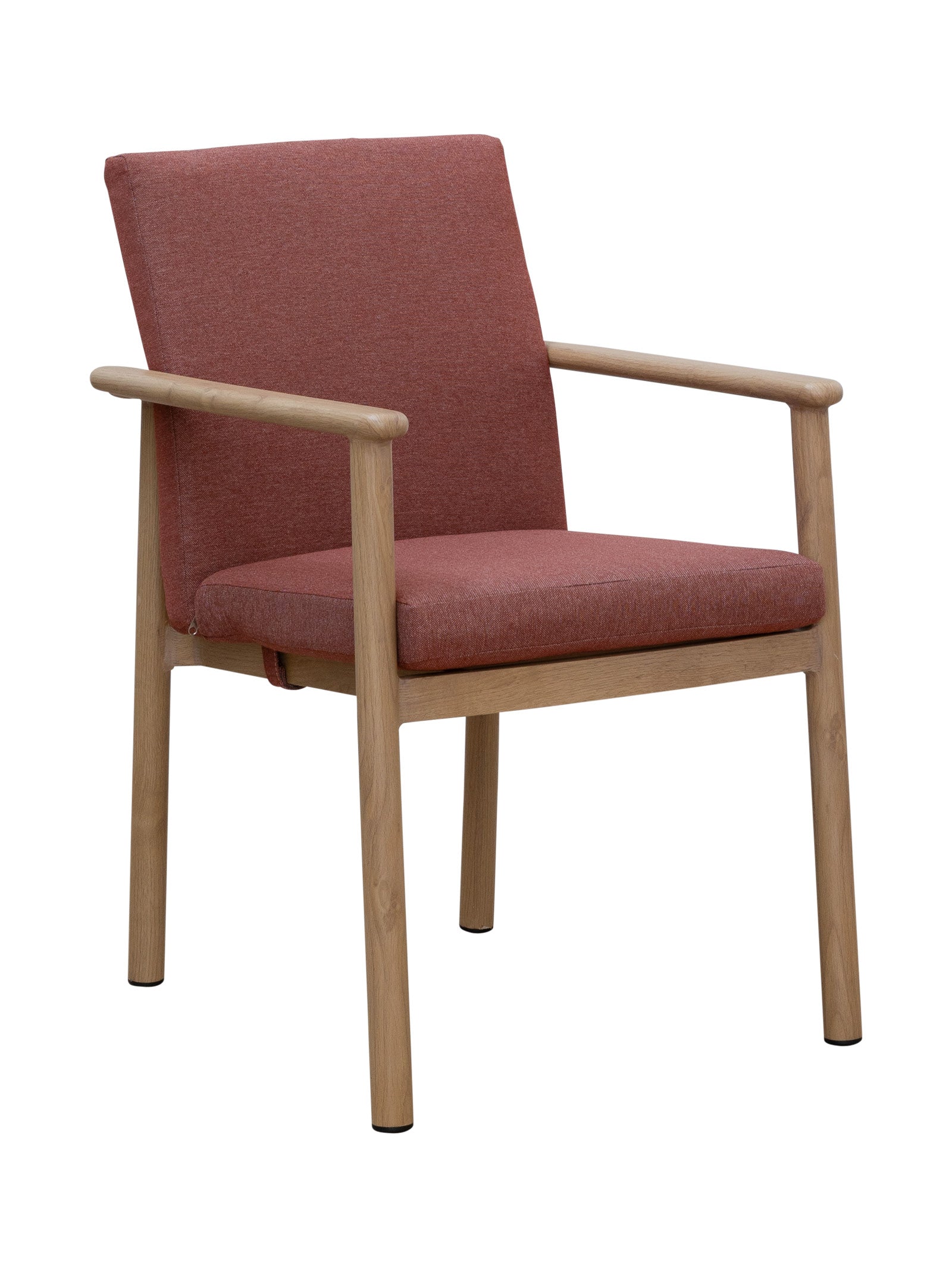 Chaise de salle à manger contemporaine en teck pour terrasse