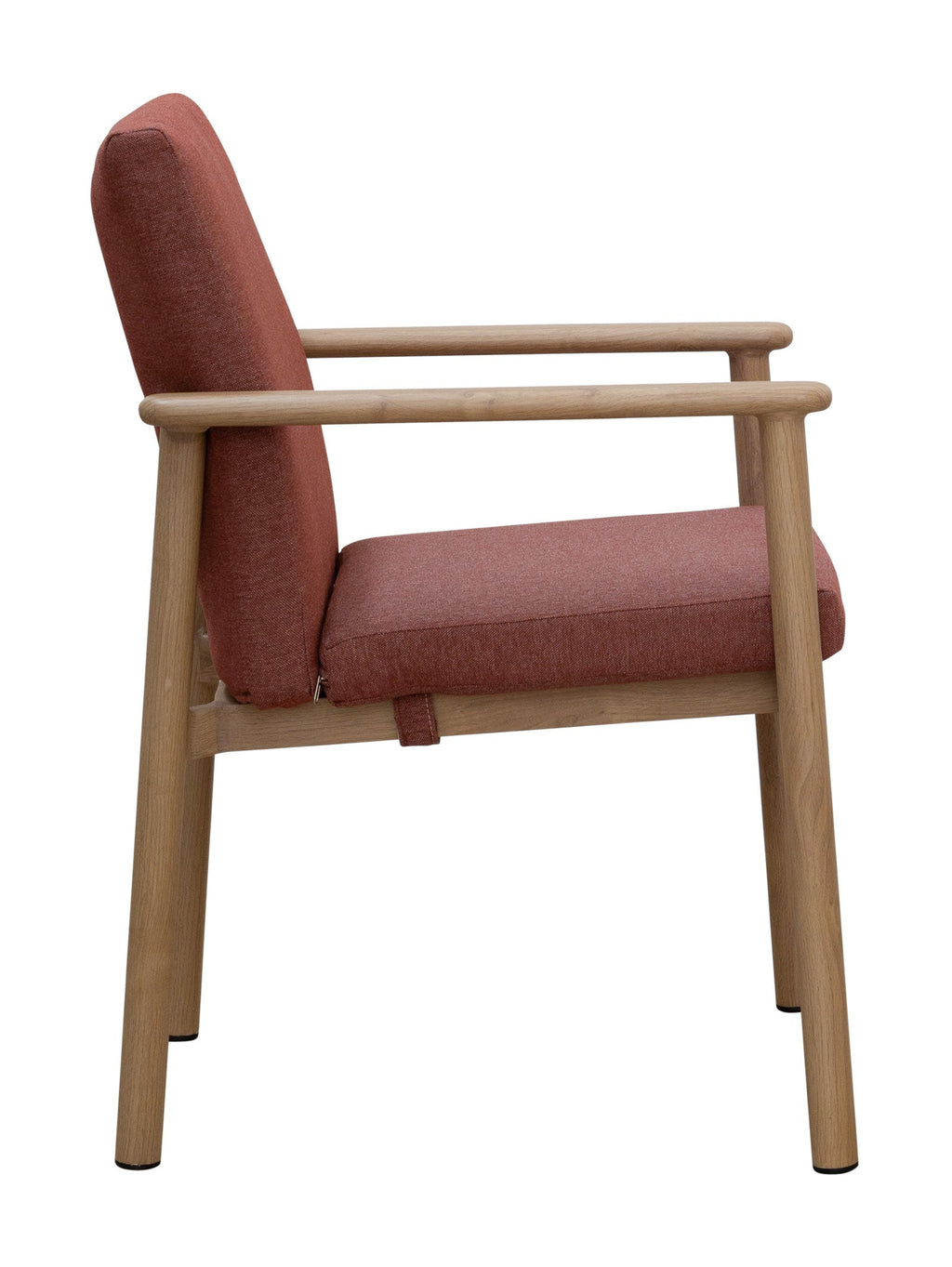 Chaise de salle à manger contemporaine en teck pour terrasse