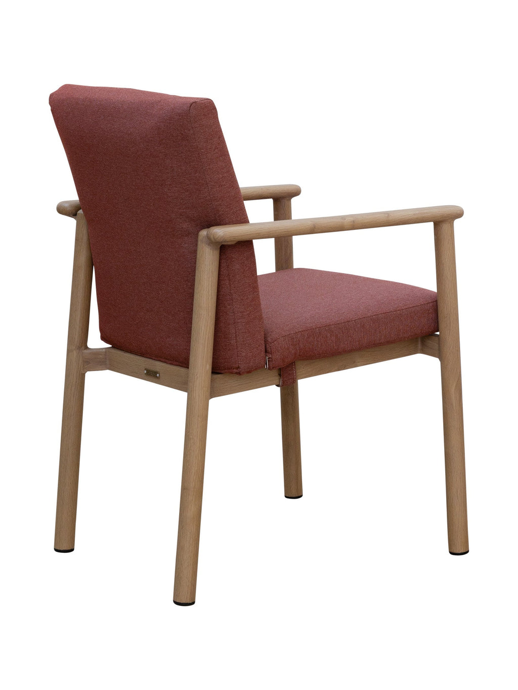 Chaise de salle à manger contemporaine en teck pour terrasse