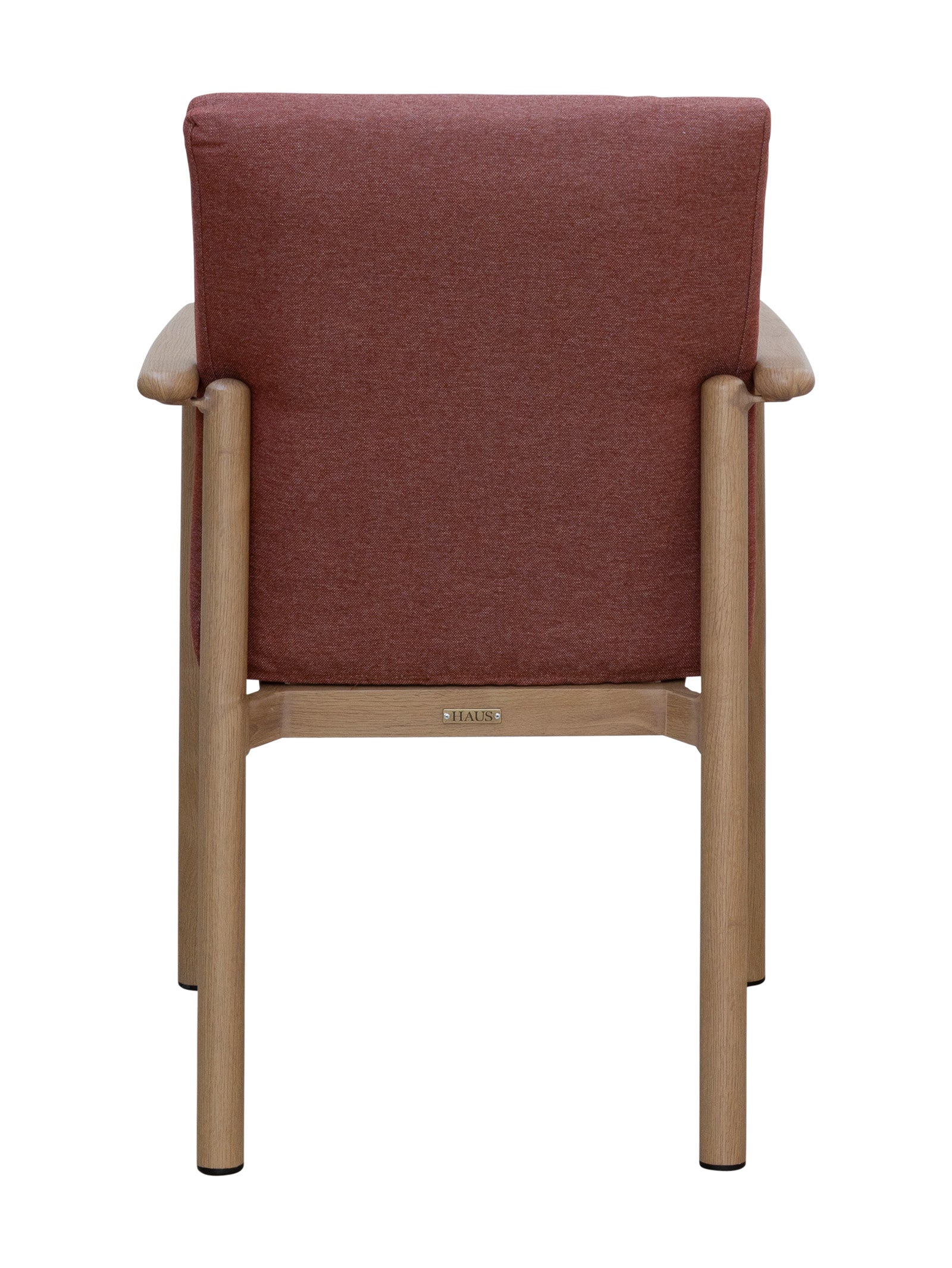 Chaise de salle à manger contemporaine en teck pour terrasse