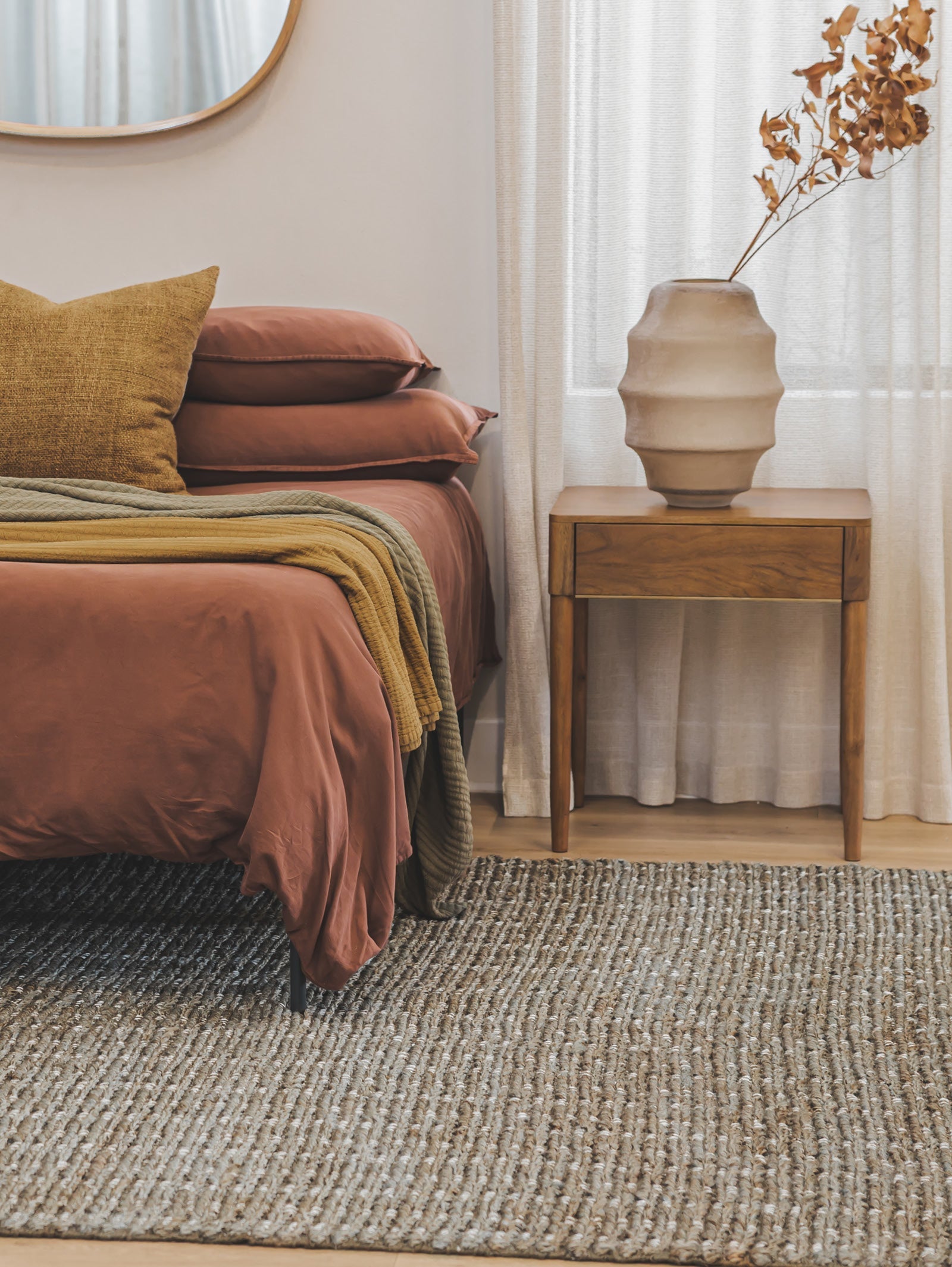 Table de chevet moderne en bois pour chambre à coucher