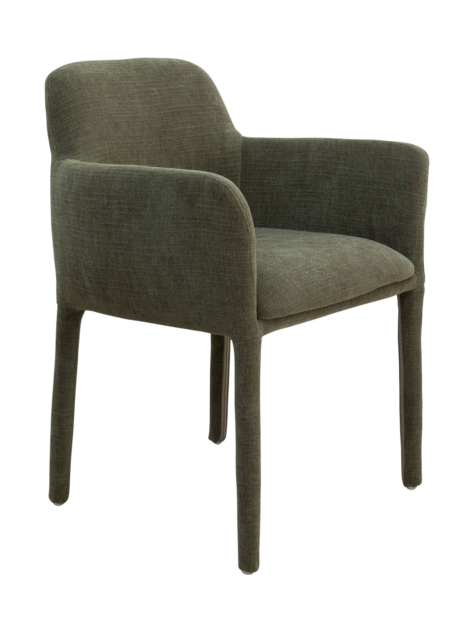 Chaise de salle à manger moderne en tissu