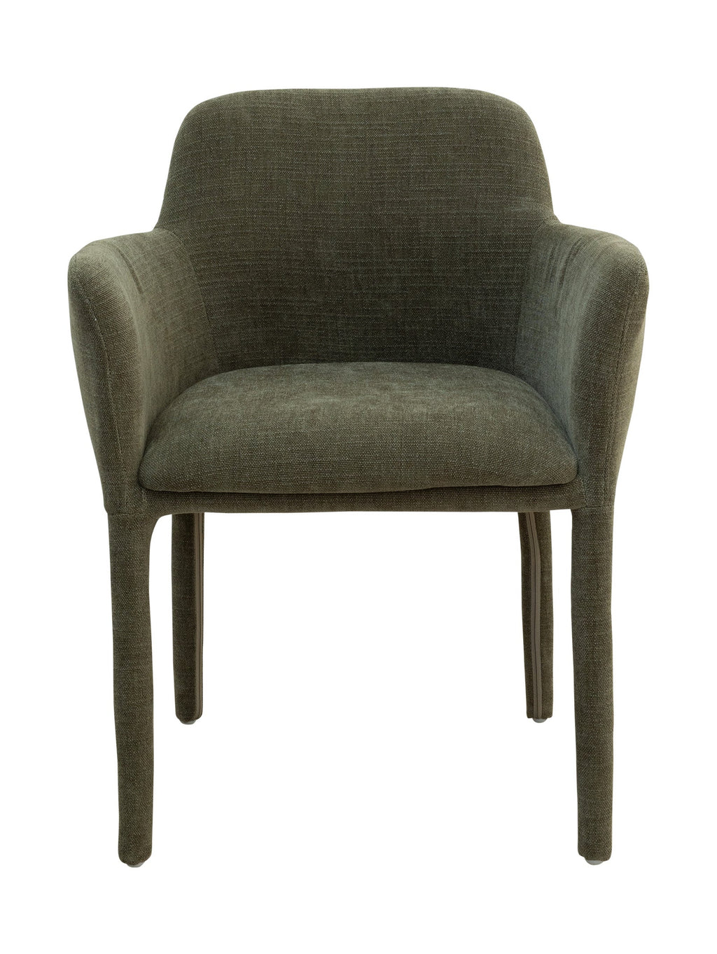 Chaise de salle à manger moderne en tissu