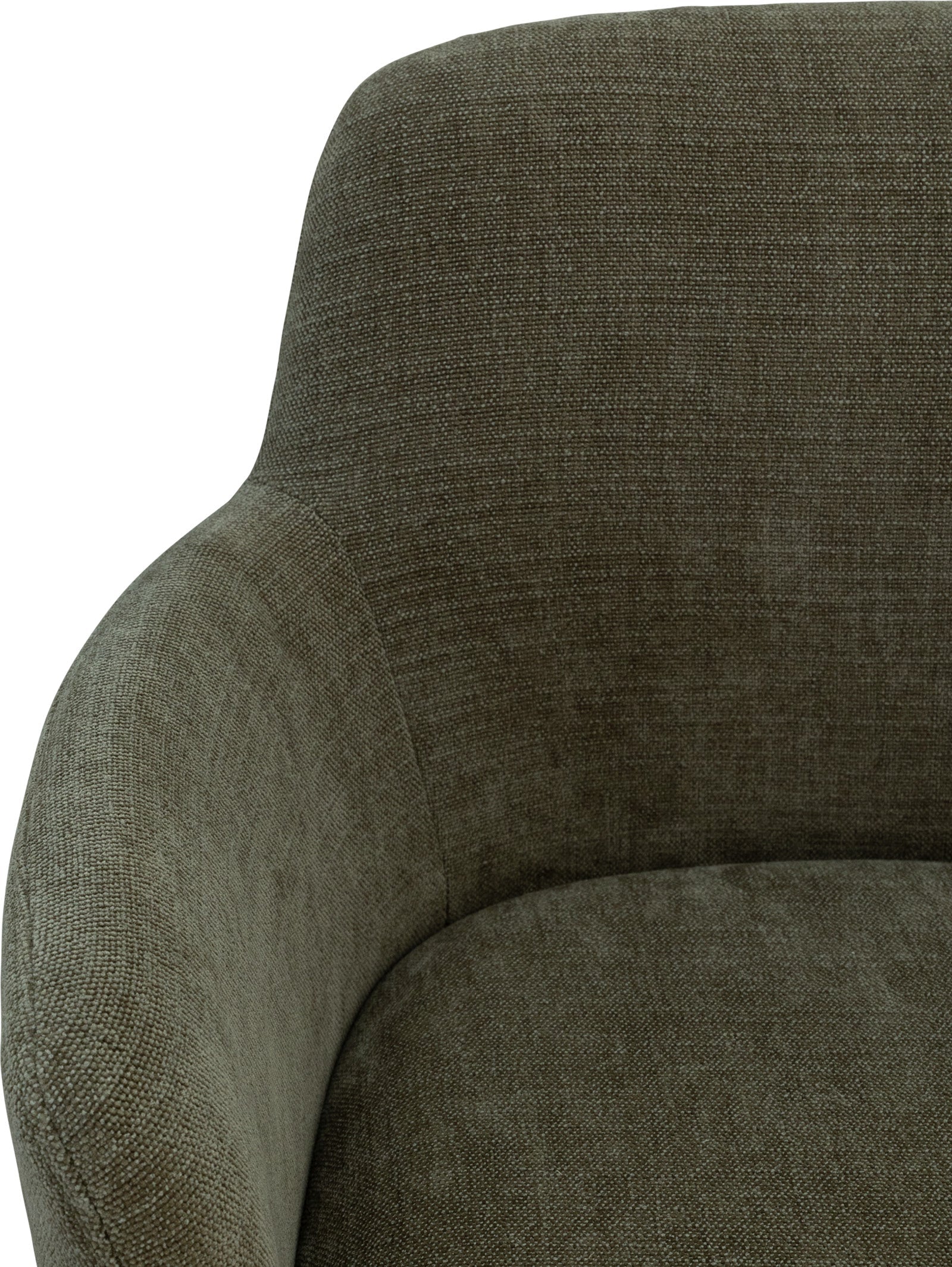 Chaise de salle à manger moderne en tissu