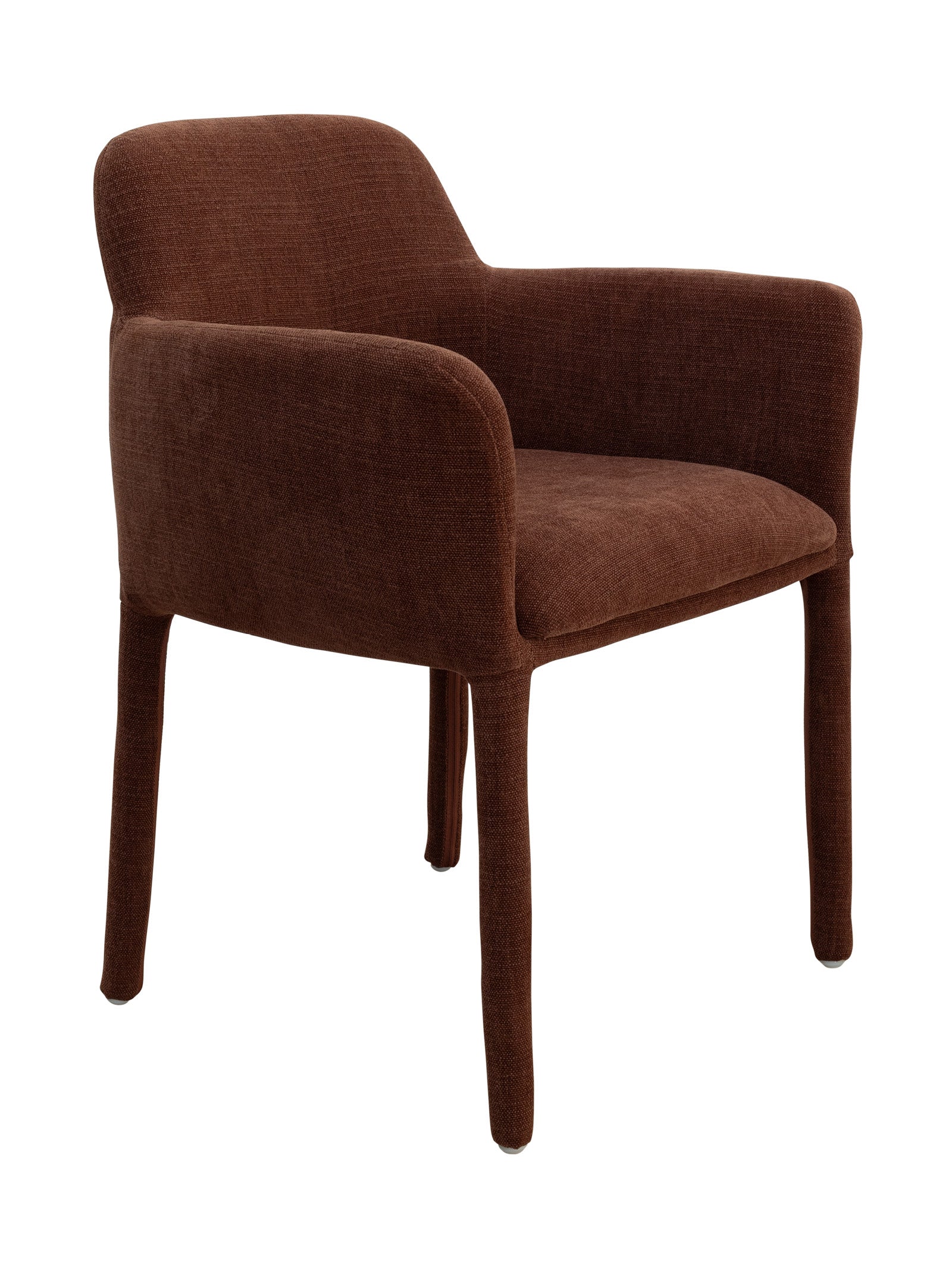 Chaise de salle à manger moderne en tissu