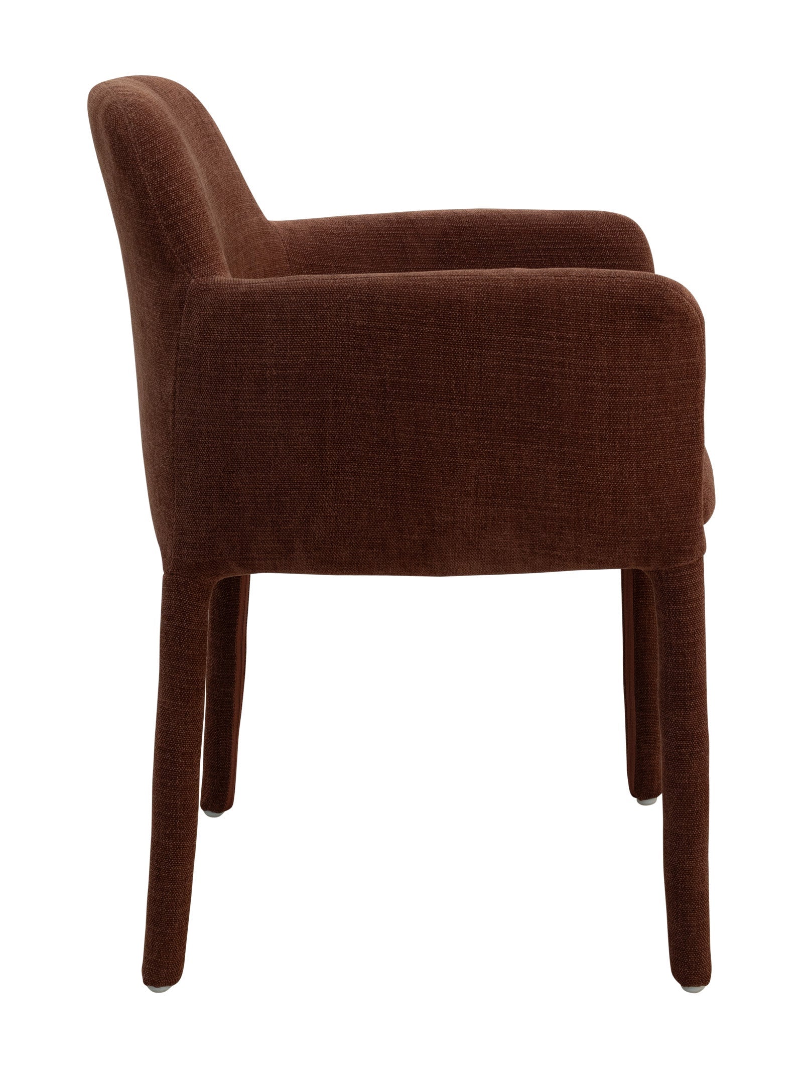 Chaise de salle à manger moderne en tissu