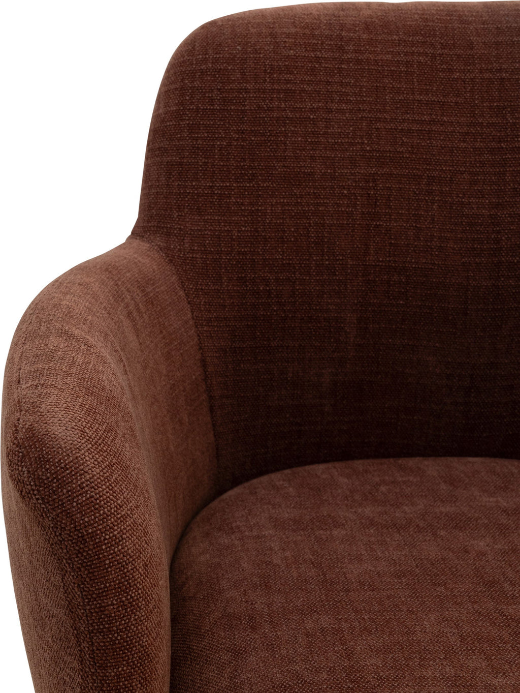 Chaise de salle à manger moderne en tissu