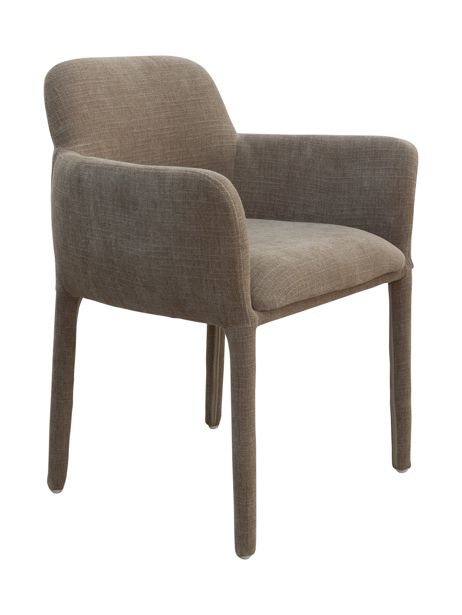 Chaise de salle à manger moderne en tissu