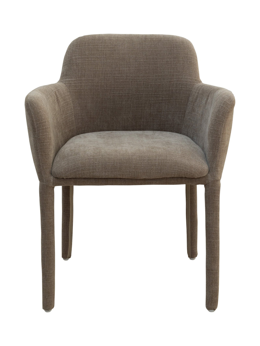Chaise de salle à manger moderne en tissu