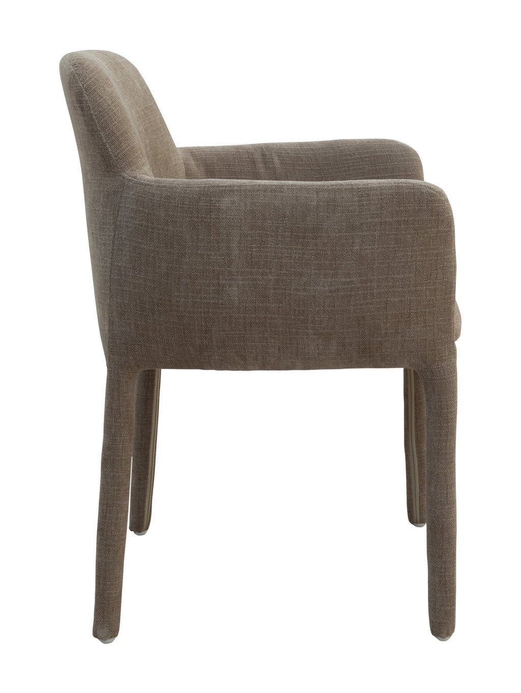 Chaise de salle à manger moderne en tissu