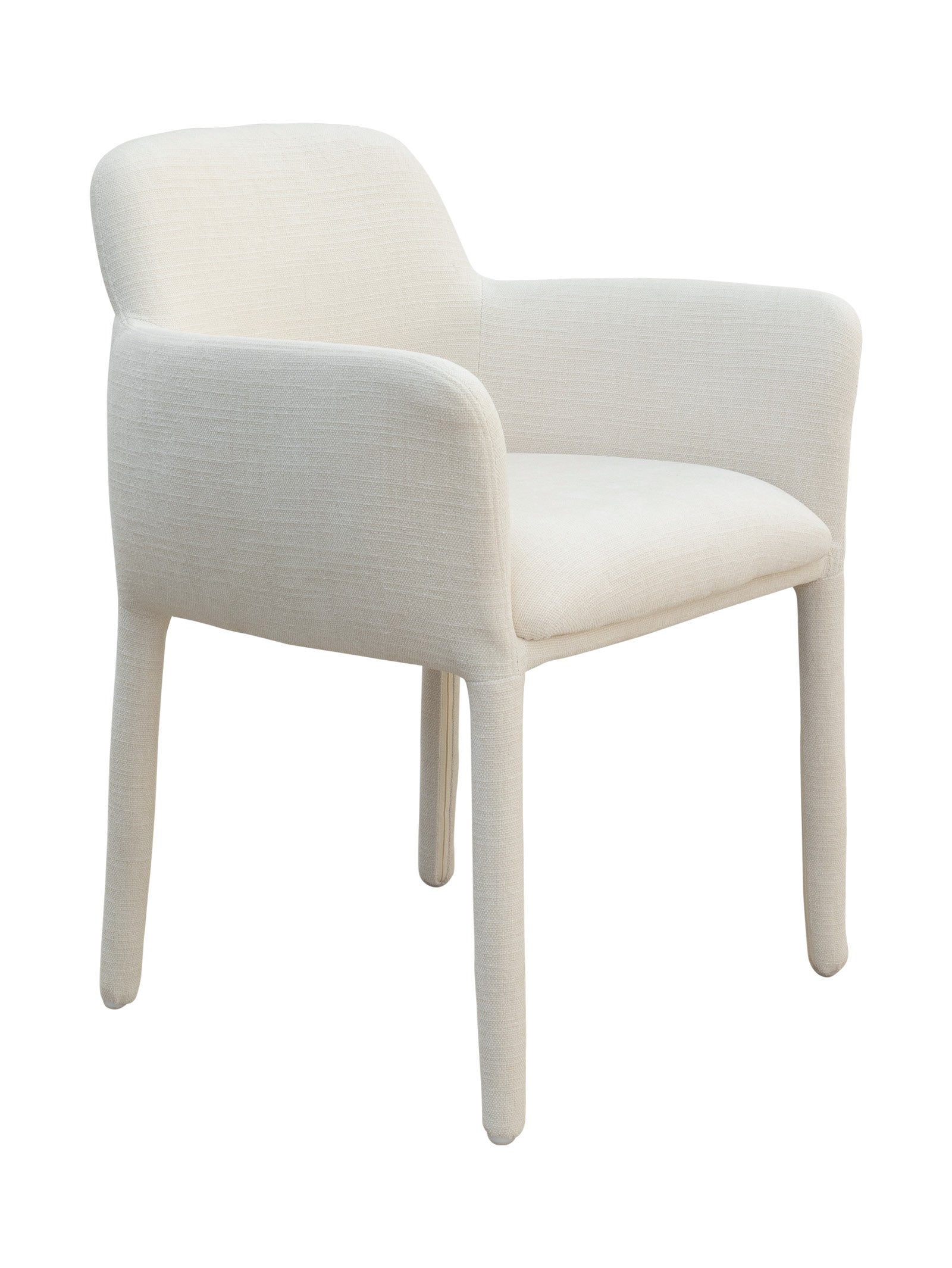 Chaise de salle à manger moderne en tissu