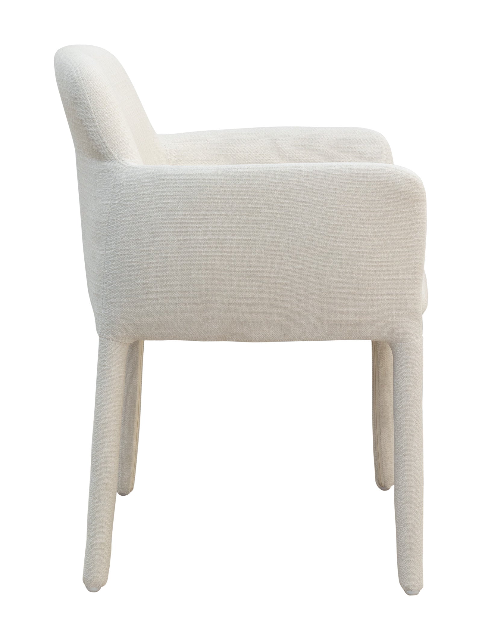 Chaise de salle à manger moderne en tissu