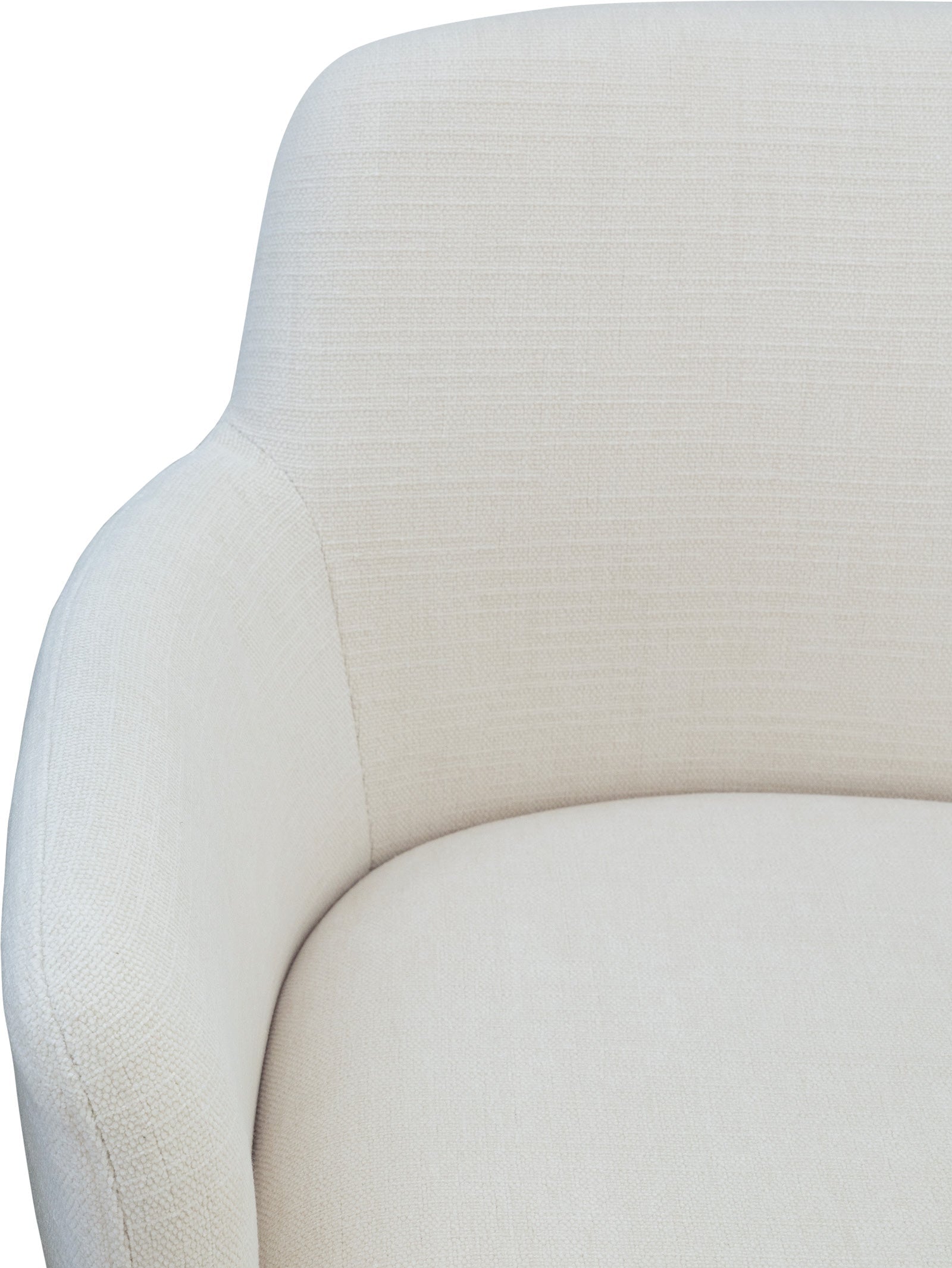 Chaise de salle à manger moderne en tissu