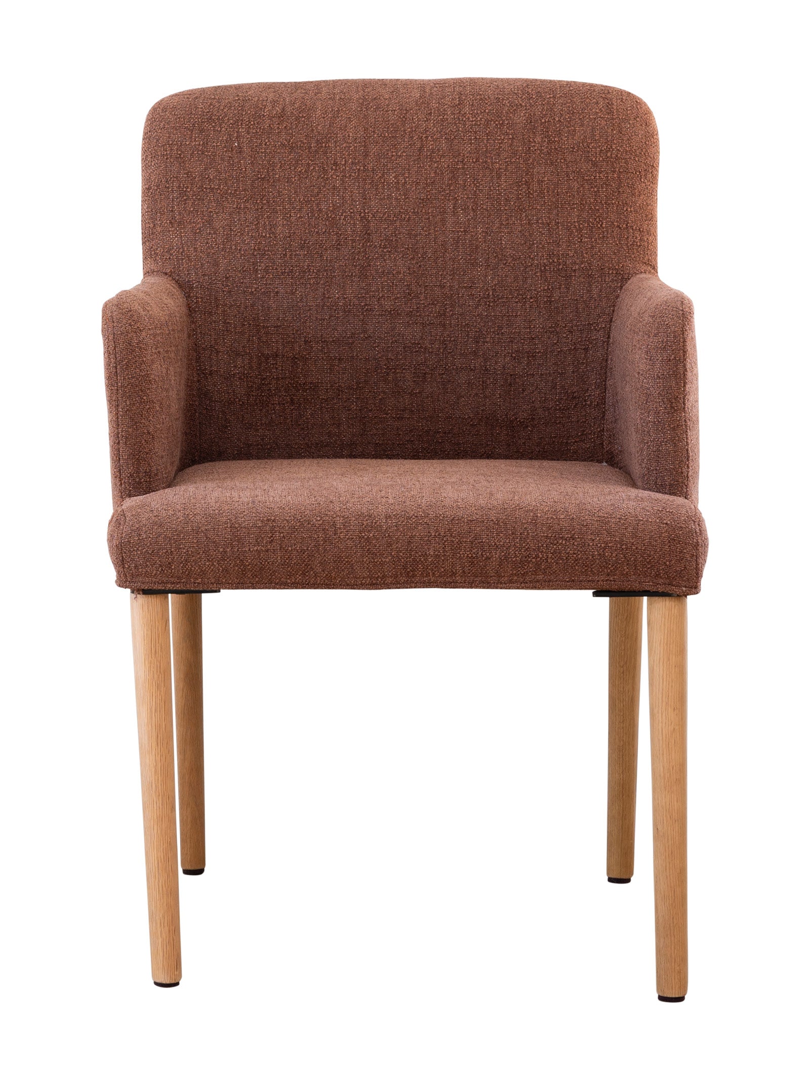 Chaise de salle à manger moderne en chêne massif