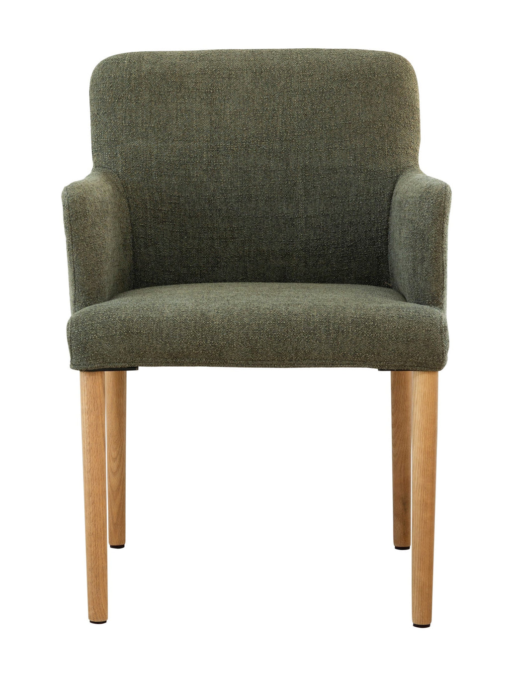 Chaise de salle à manger moderne en chêne massif