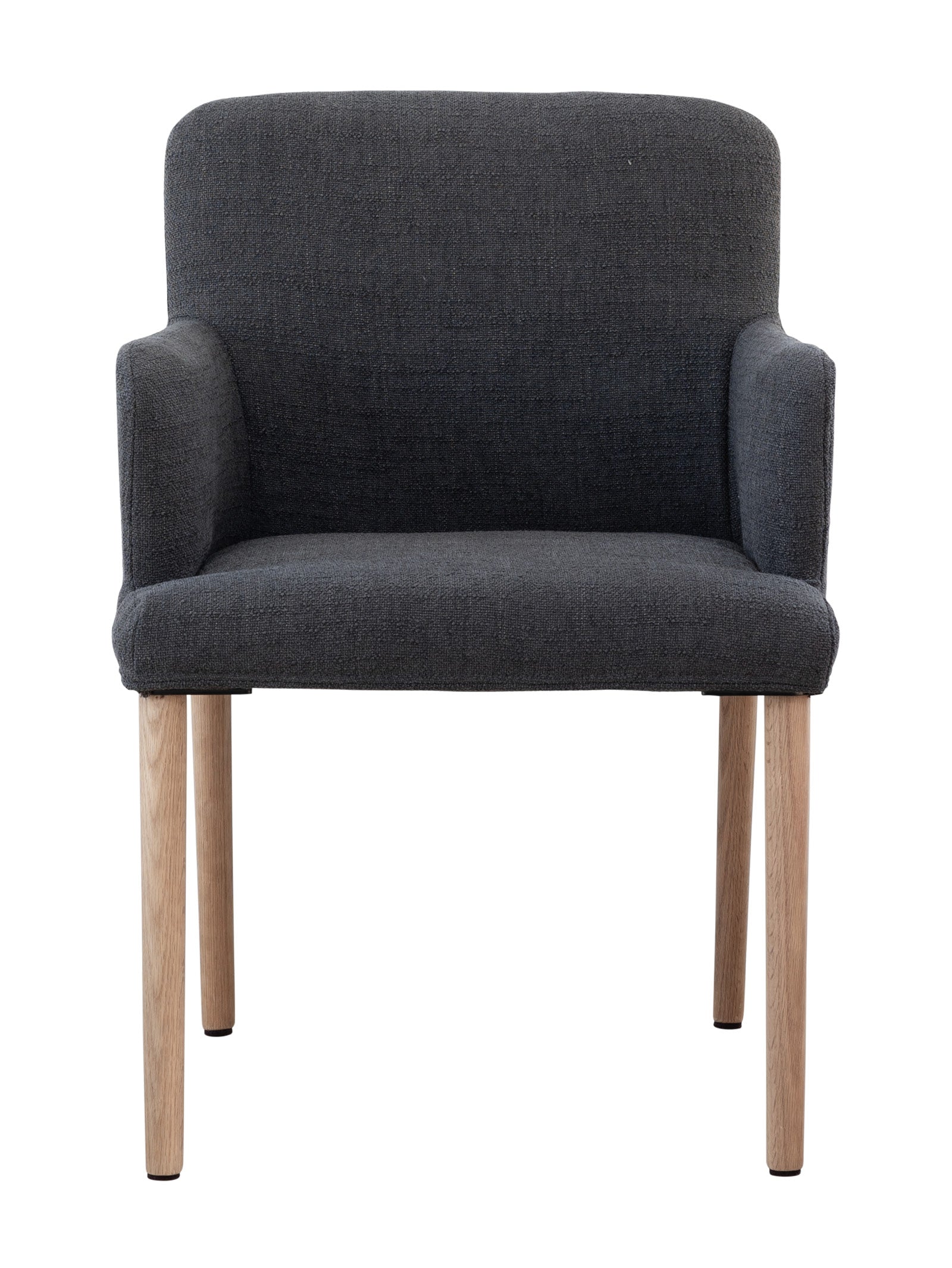 Chaise de salle à manger moderne en chêne massif