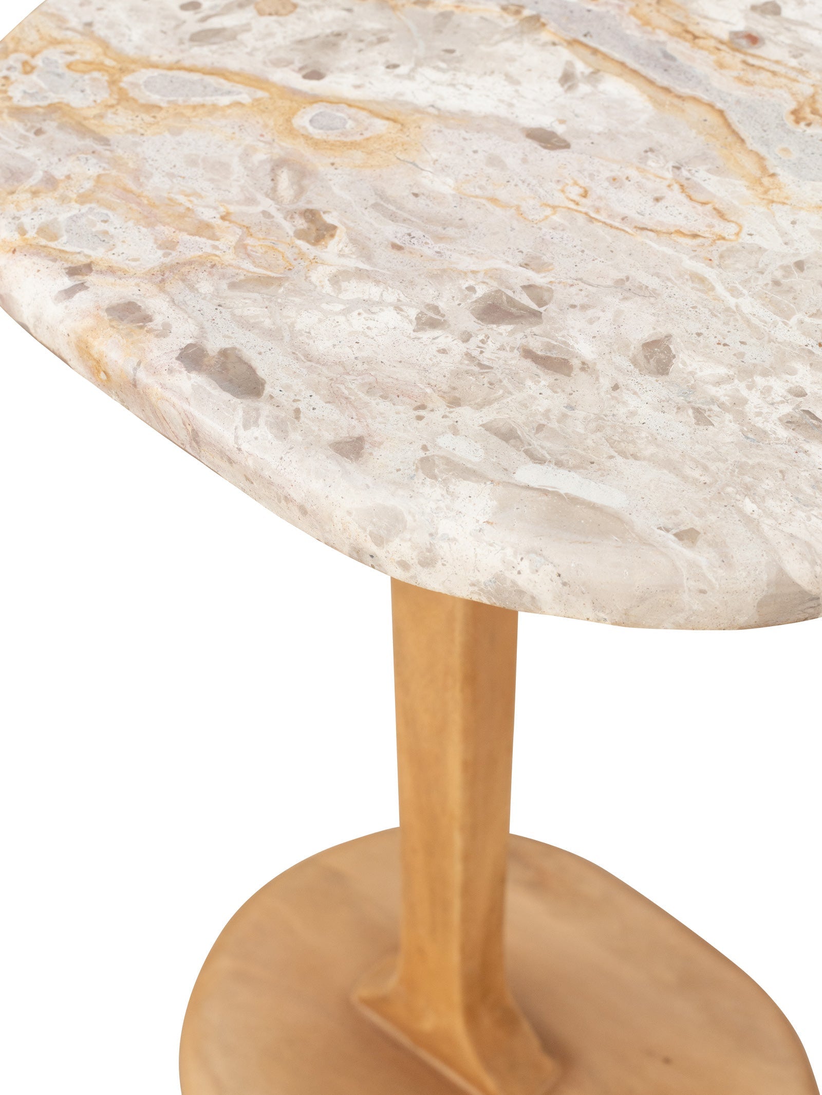 Fauteuil minimaliste en marbre pour salon