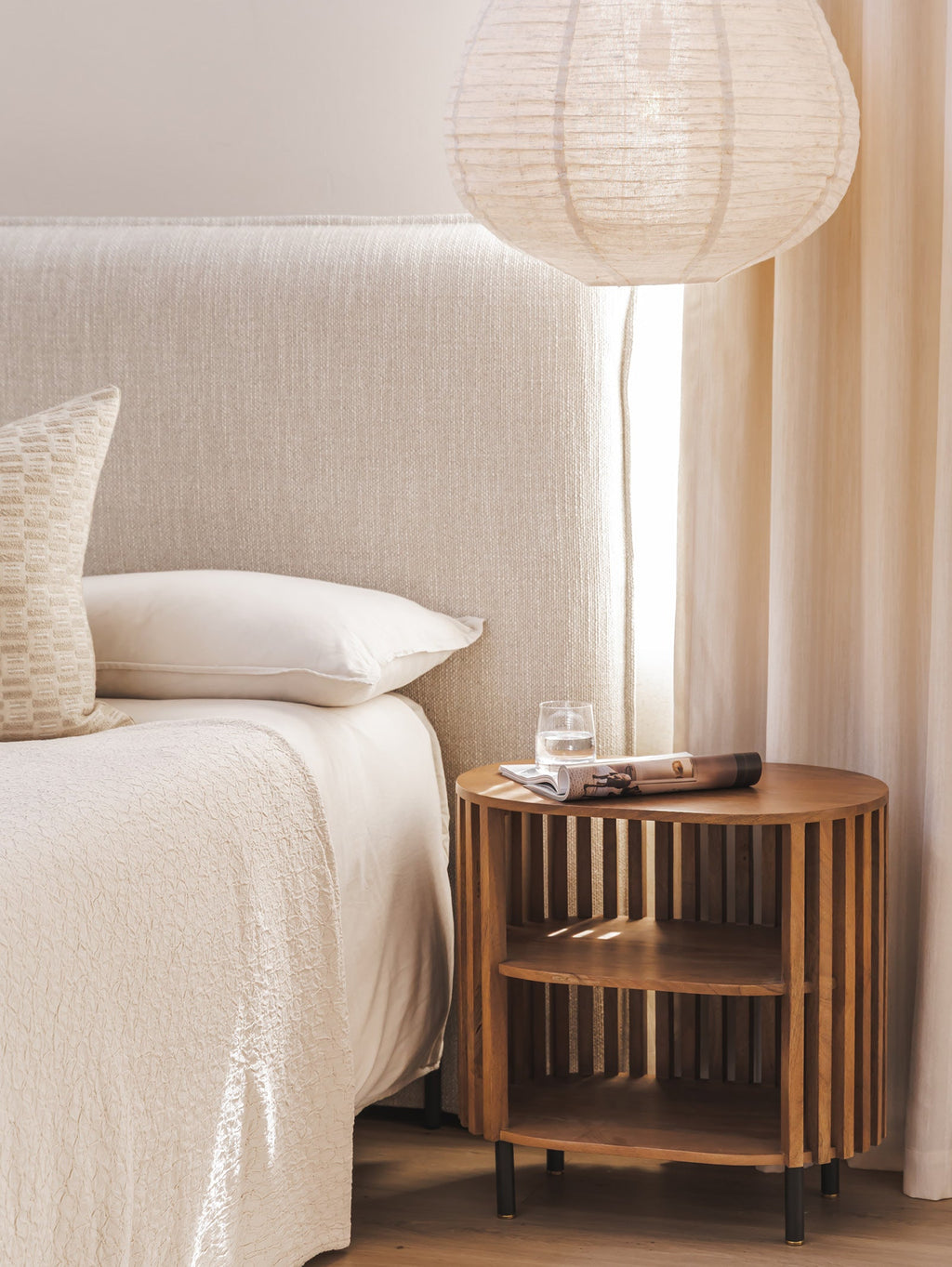 Table d'appoint en bois pour salon