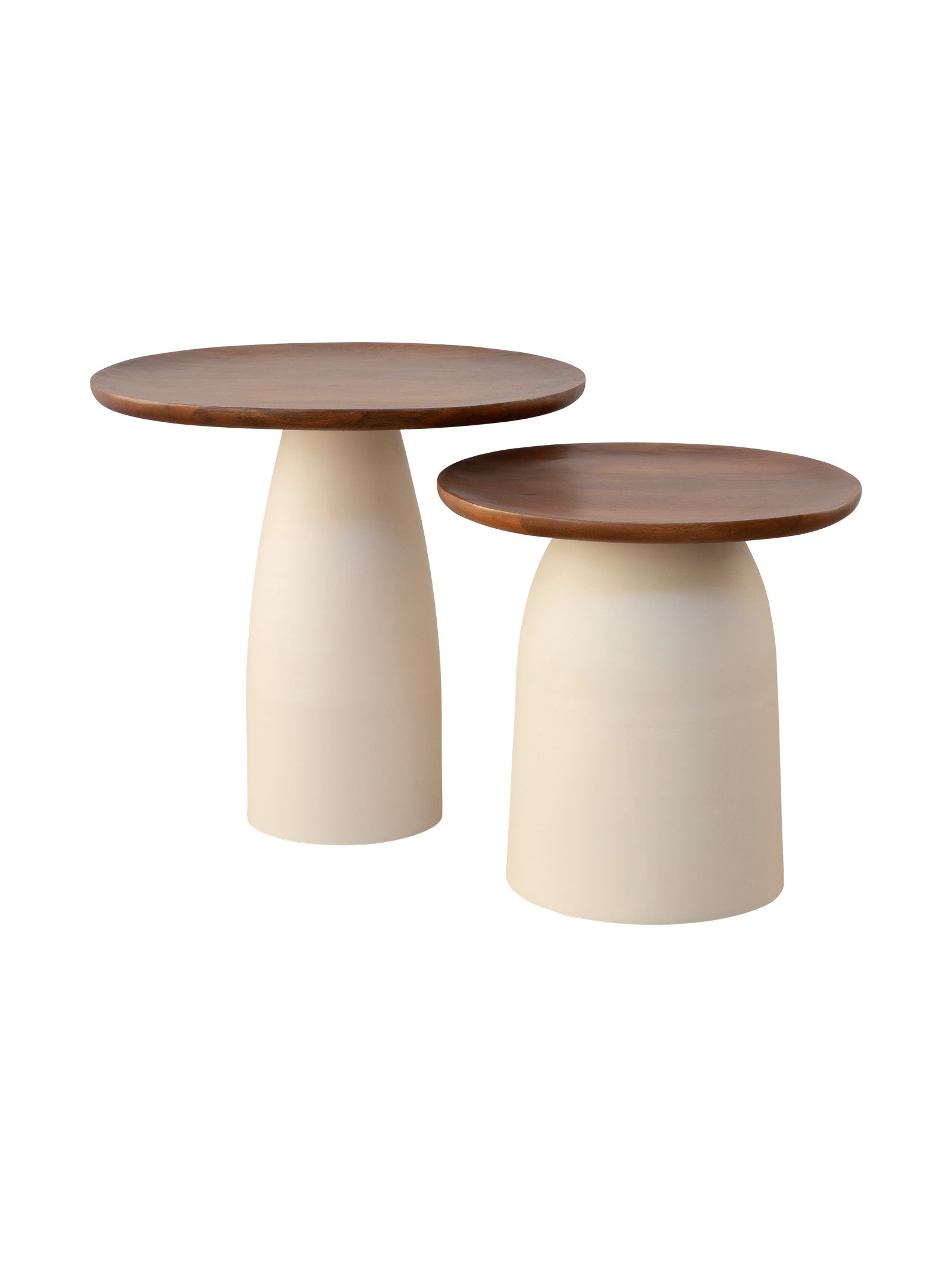 Table d'appoint industrielle en bois pour le salon