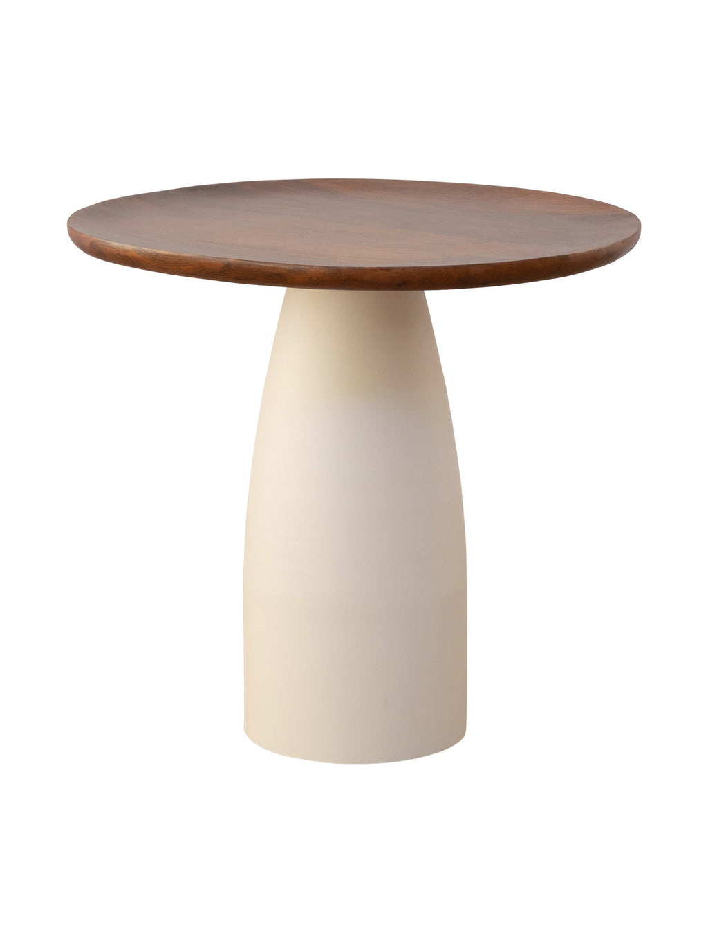Table d'appoint industrielle en bois pour le salon