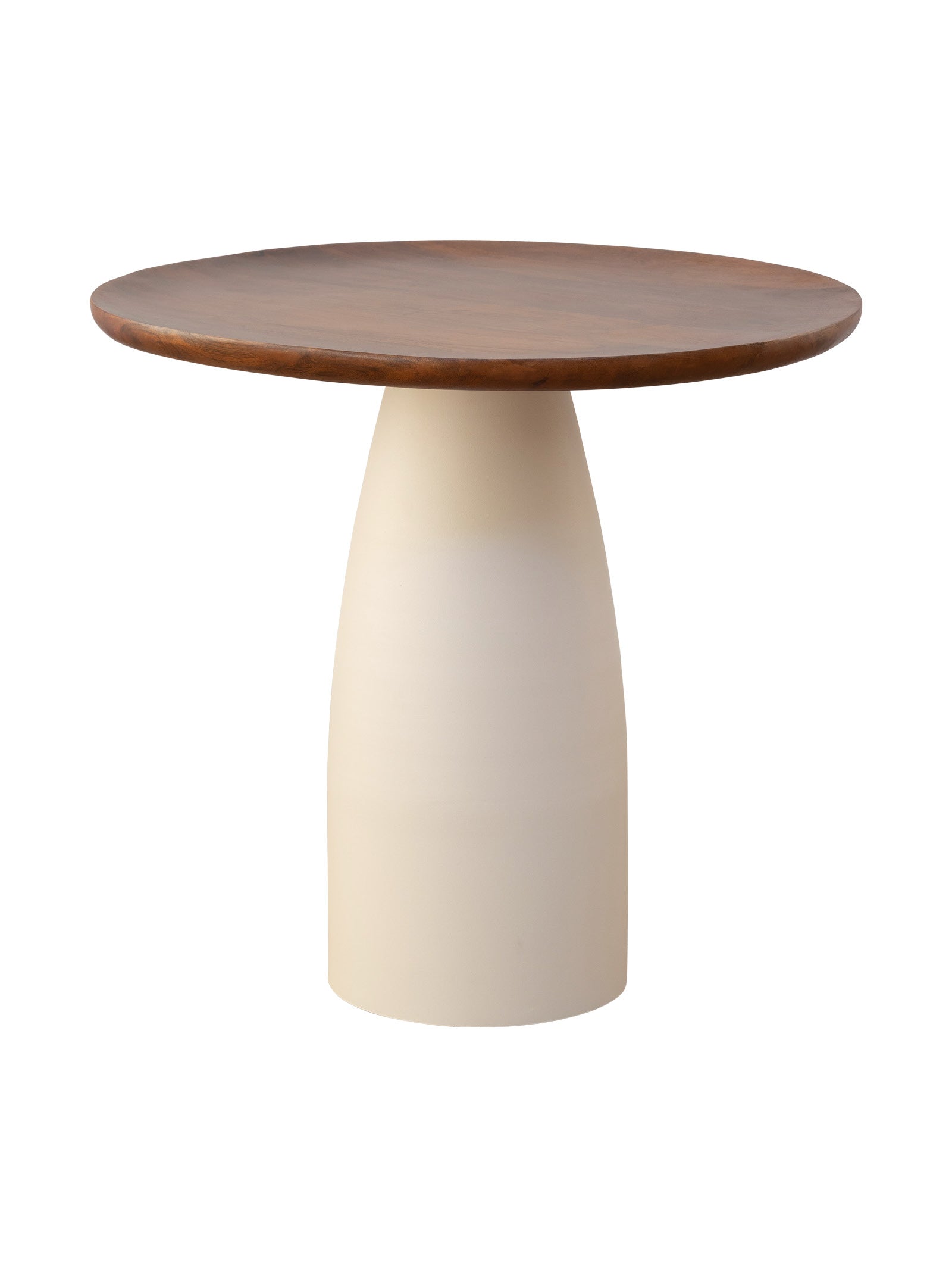 Table d'appoint industrielle en bois pour le salon