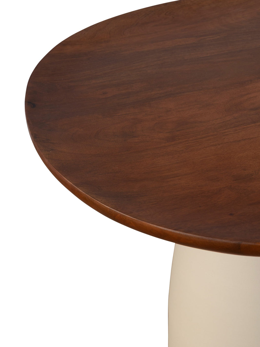 Table d'appoint industrielle en bois pour le salon