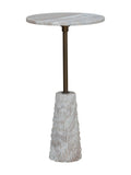 Table d'appoint en marbre pour patio