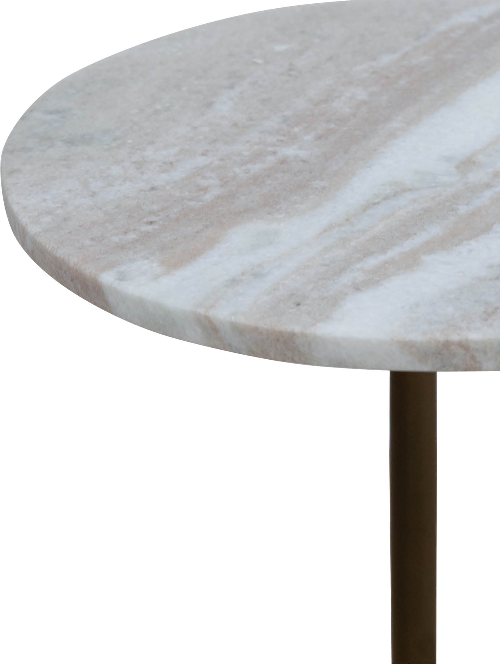 Table d'appoint en marbre pour patio