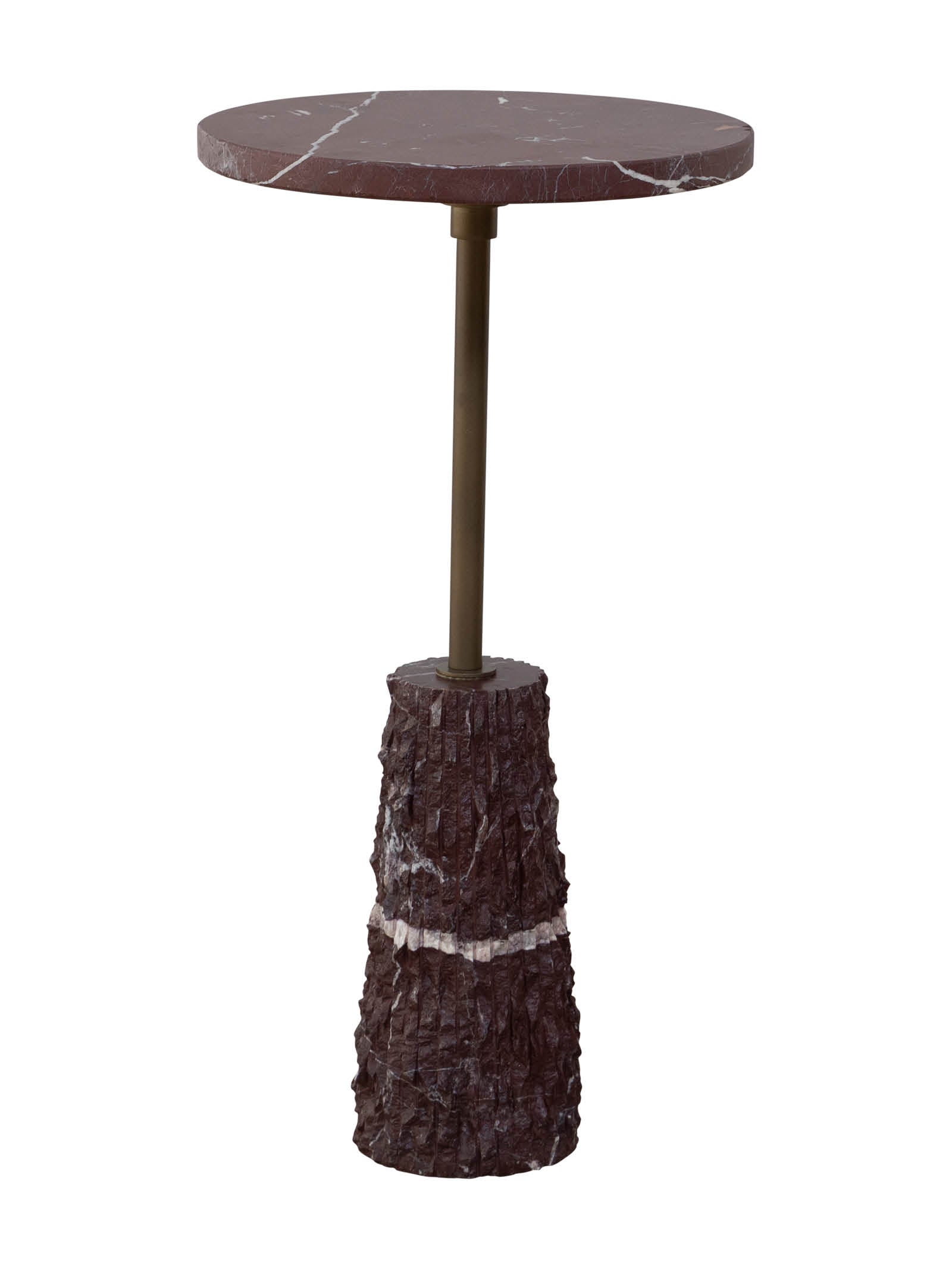 Table d'appoint en marbre pour patio