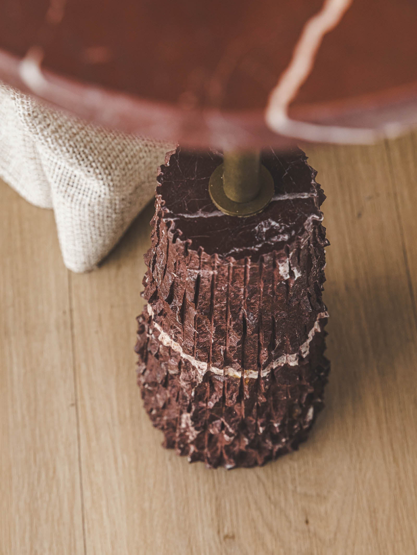 Table d'appoint en marbre pour patio