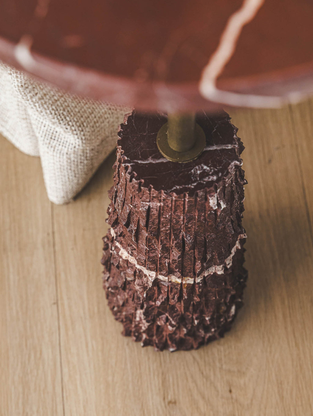 Table d'appoint en marbre pour patio