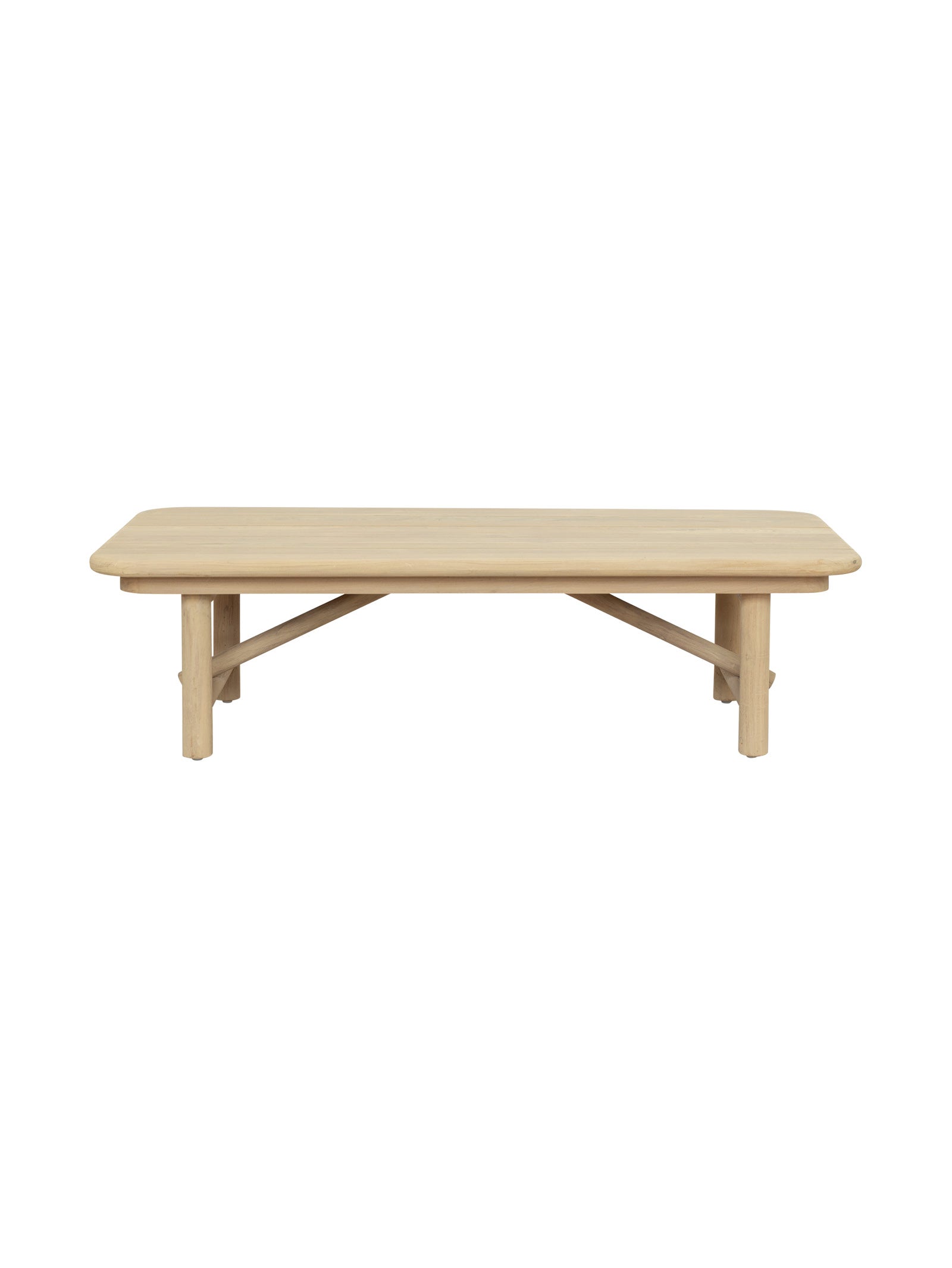 Minimalist Teak Coffee Table for Patio