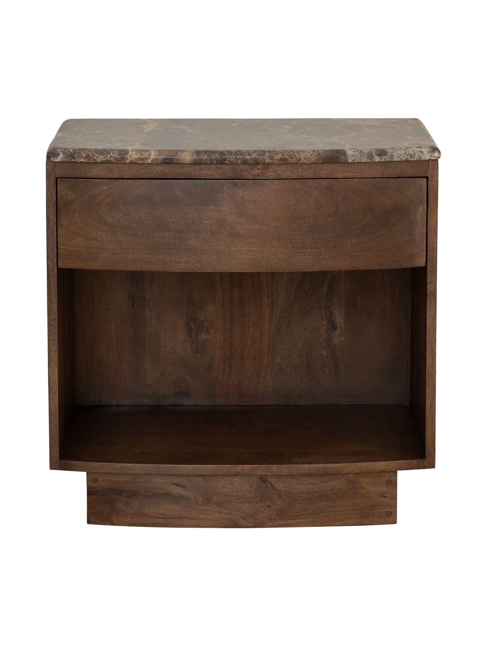 Table de chevet moderne en marbre pour chambre à coucher