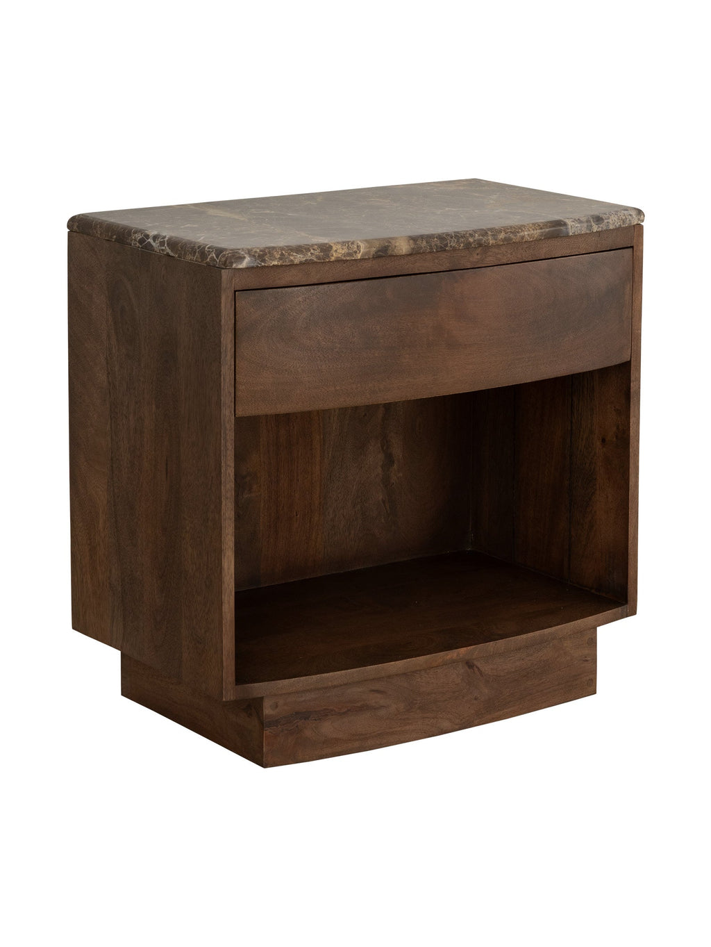 Table de chevet moderne en marbre pour chambre à coucher