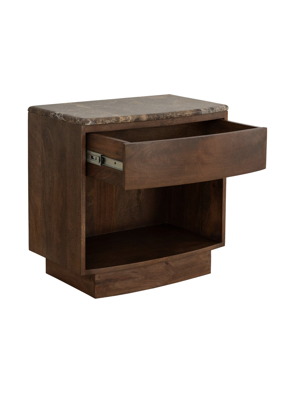 Table de chevet moderne en marbre pour chambre à coucher